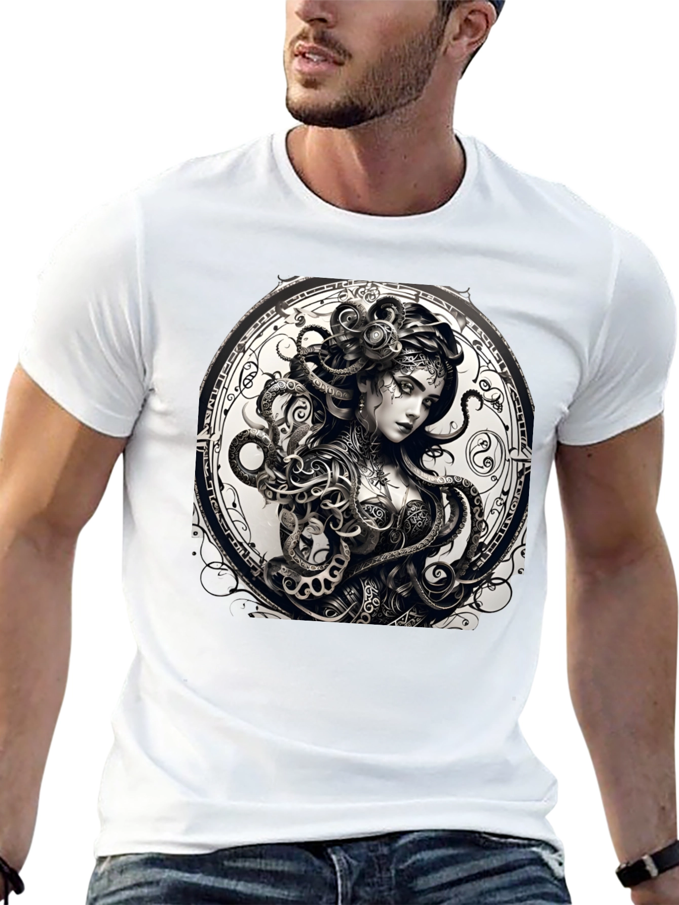 Medusa Graphic Tee - Black T-Shirt