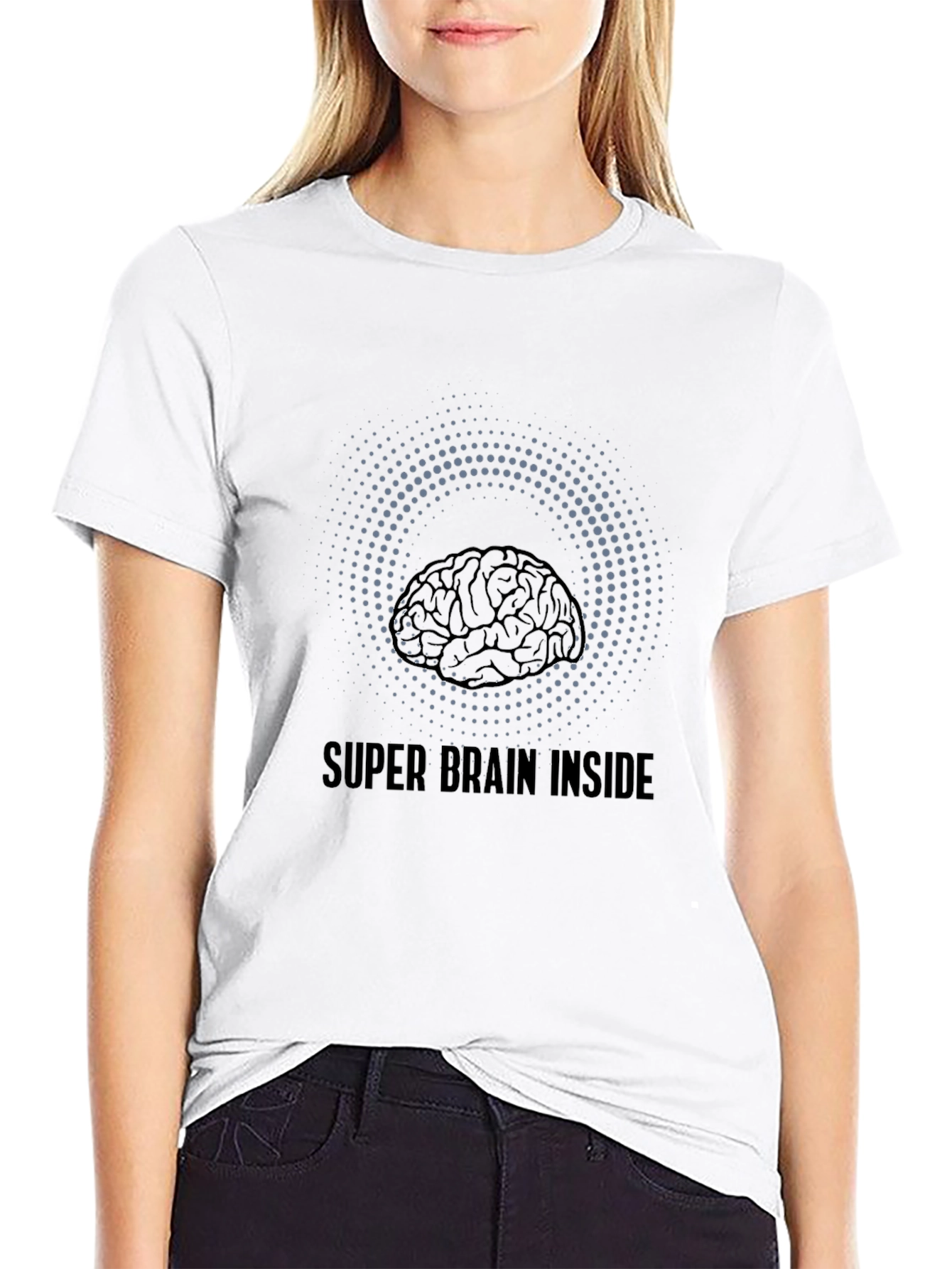 Super Brain Inside Graphic T-Shirt