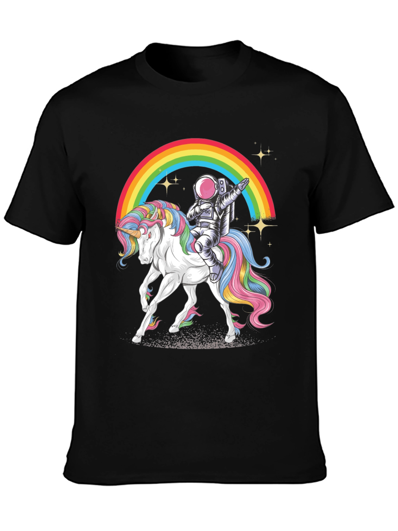 Astronaut Unicorn Rainbow Graphic Tee