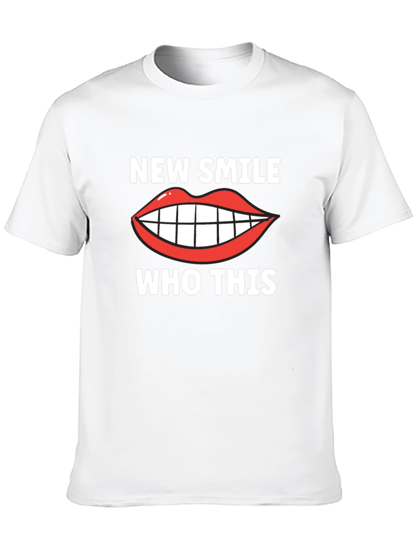 New Smile Who This T-Shirt - Funny Graphic Tee