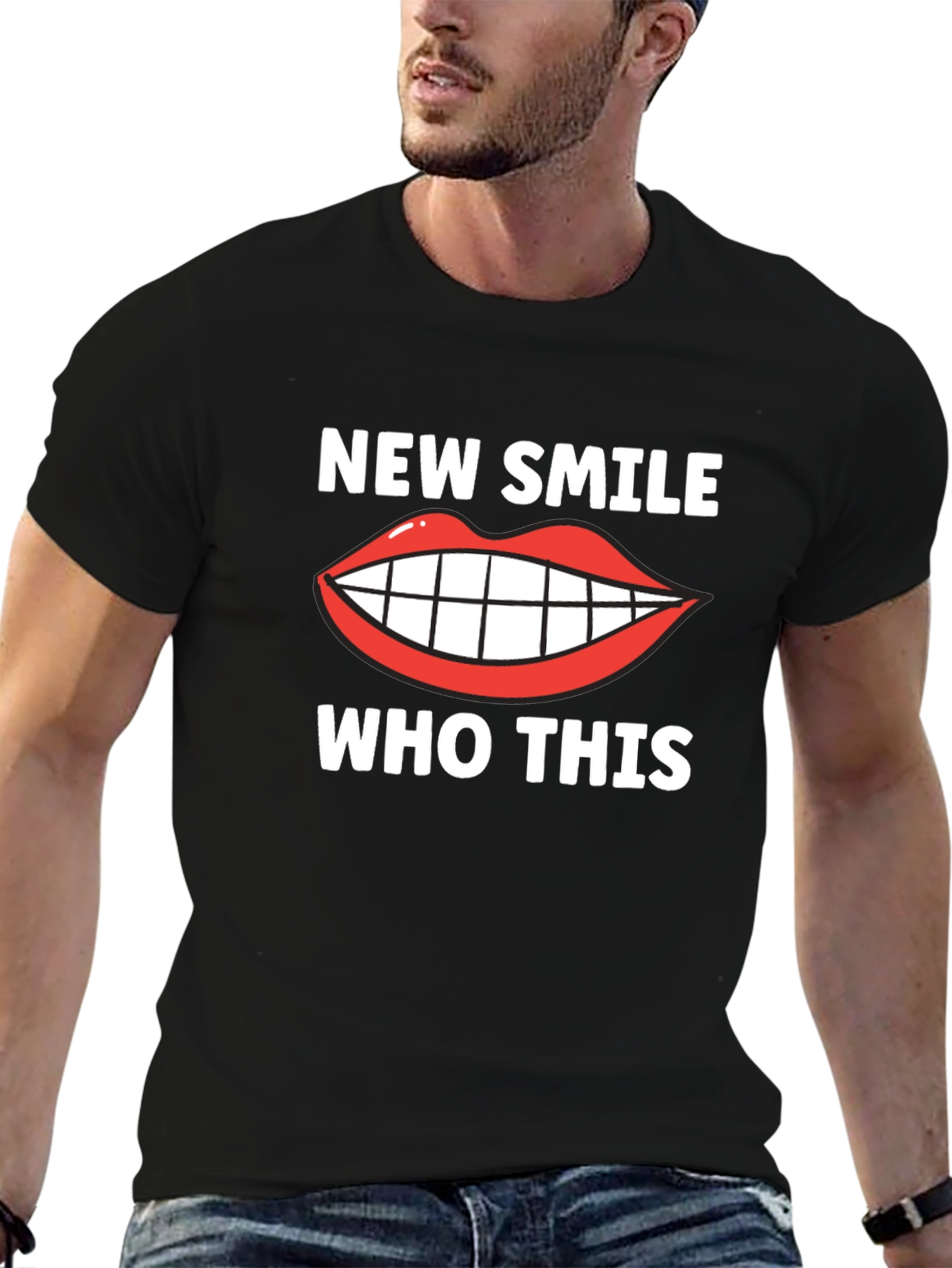 New Smile Who This T-Shirt - Funny Graphic Tee