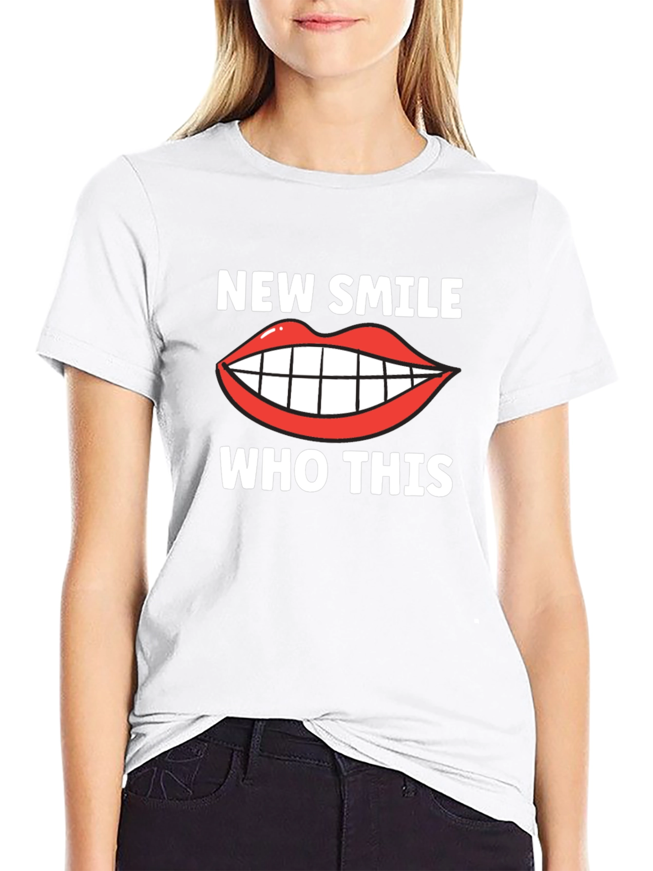 New Smile Who This T-Shirt - Funny Graphic Tee