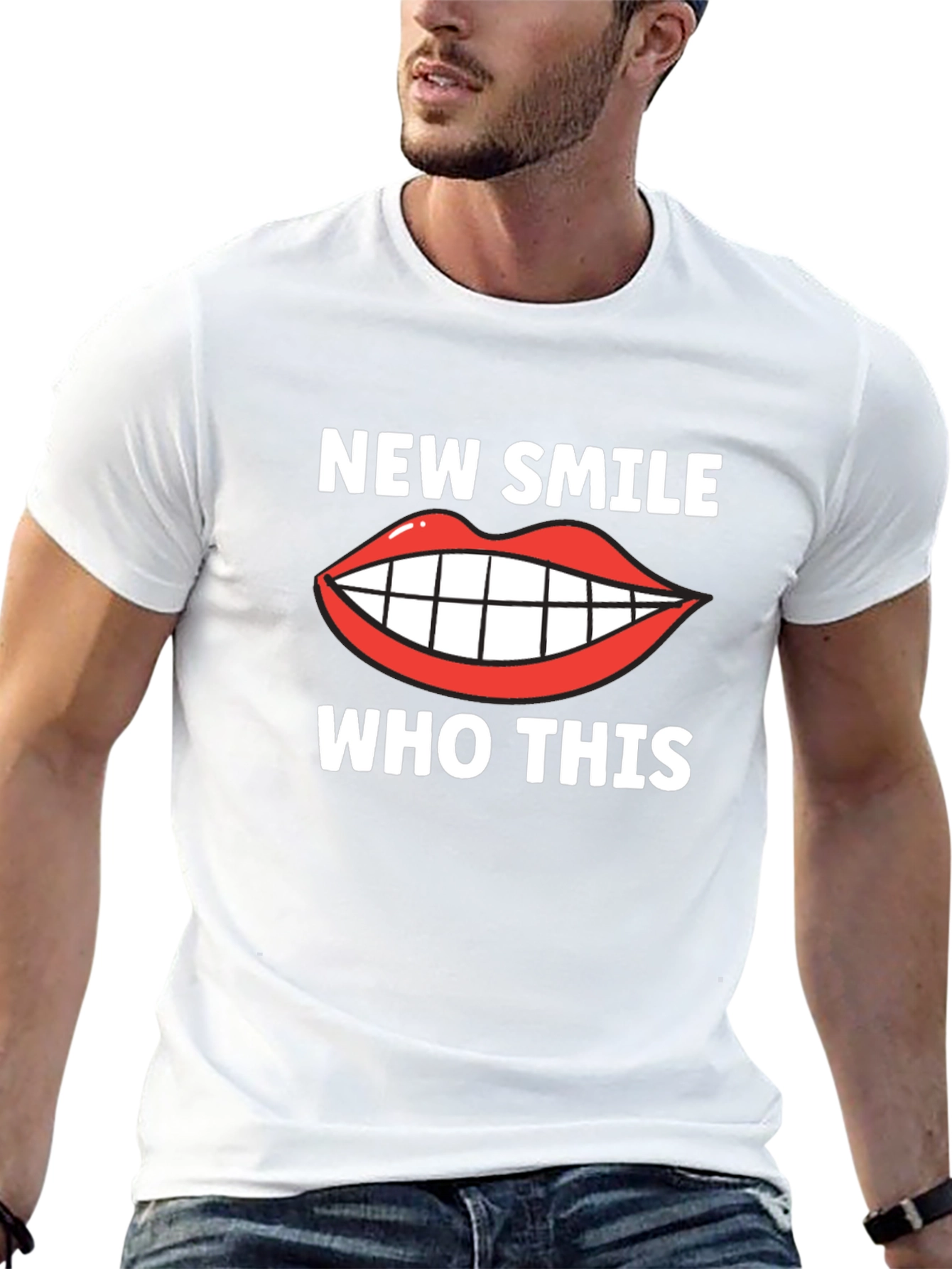 New Smile Who This T-Shirt - Funny Graphic Tee