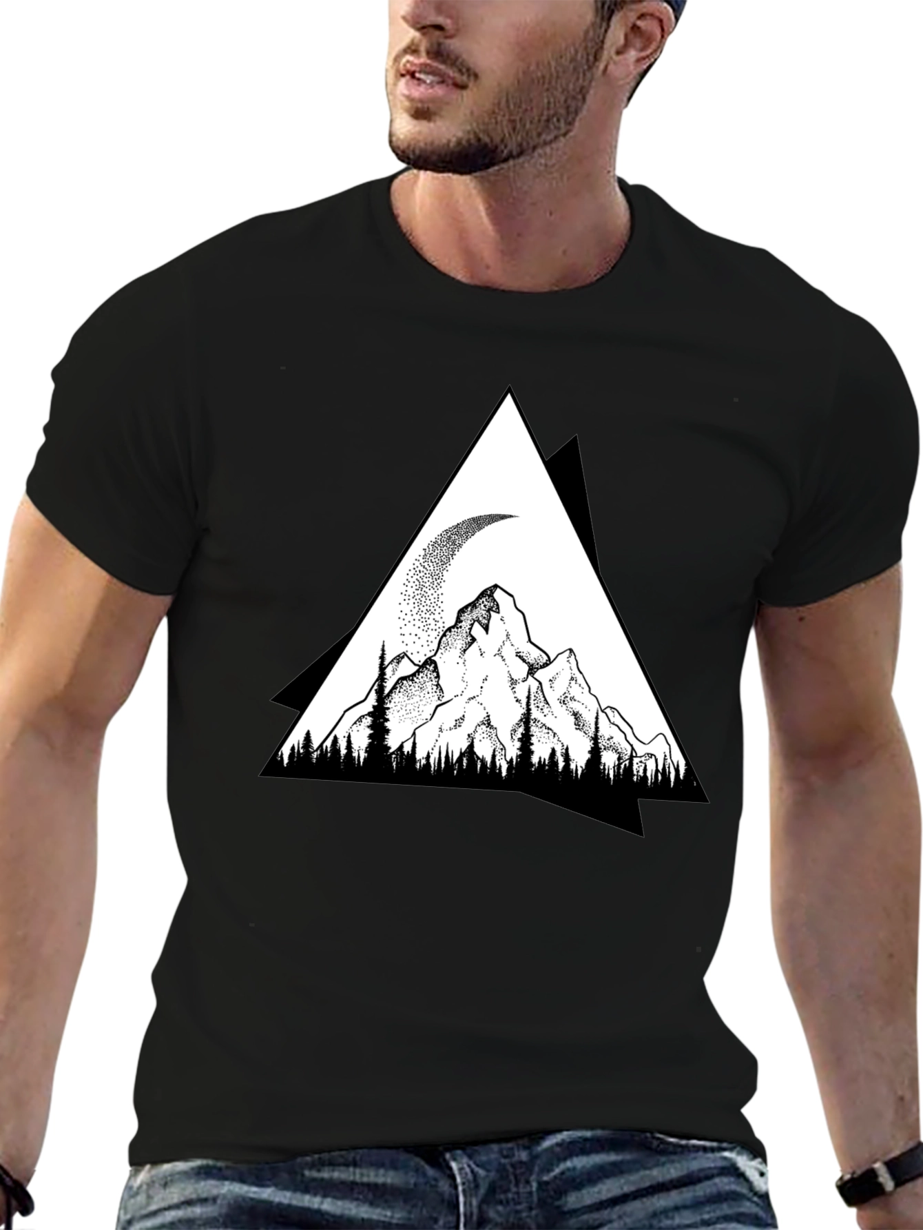 Mountain Moon Graphic Tee