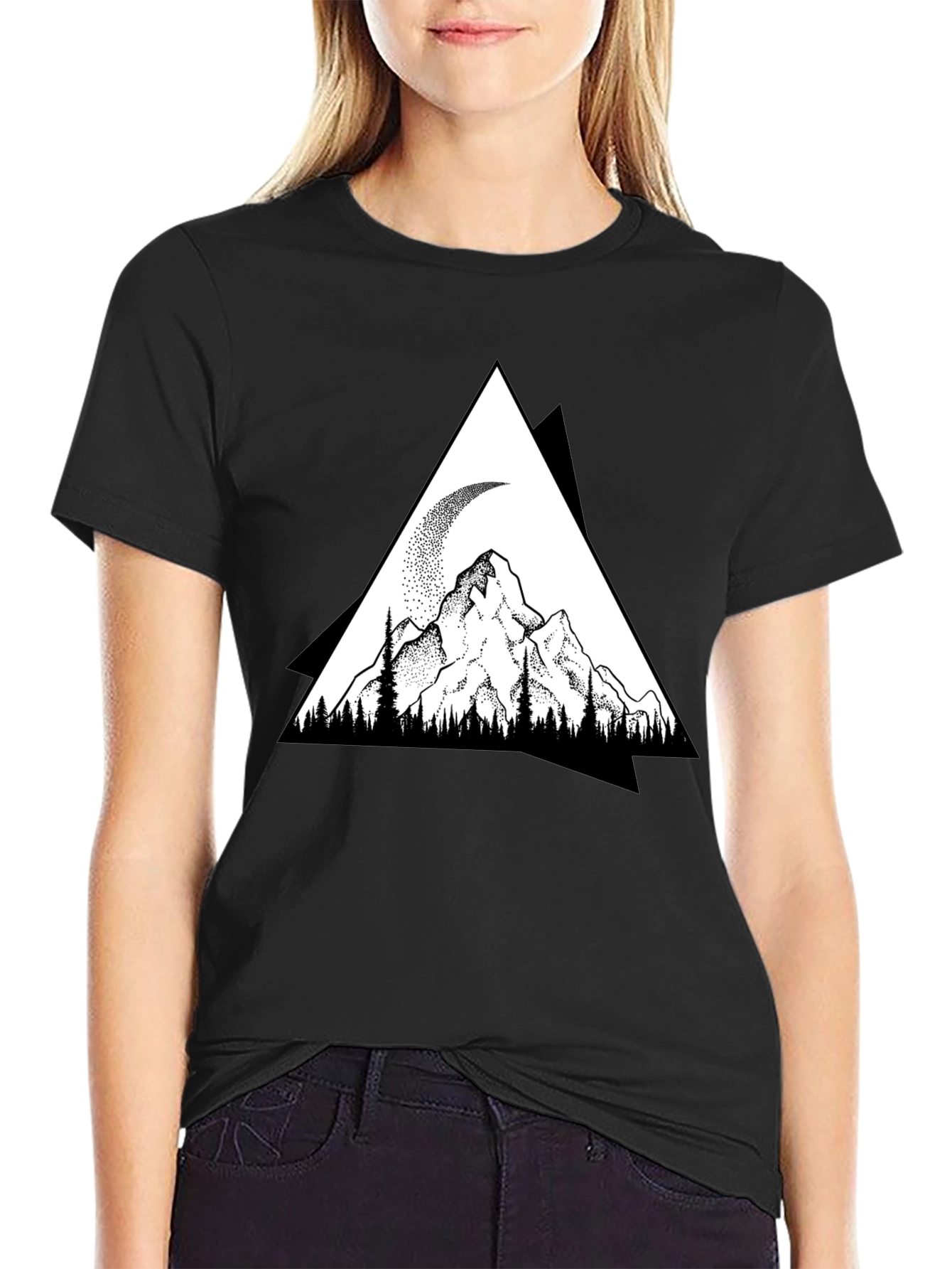 Mountain Moon Graphic Tee