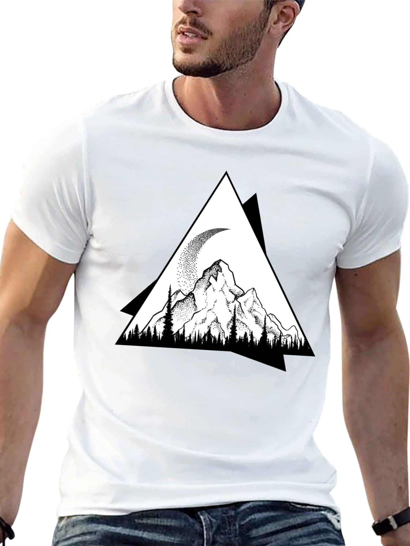 Mountain Moon Graphic Tee