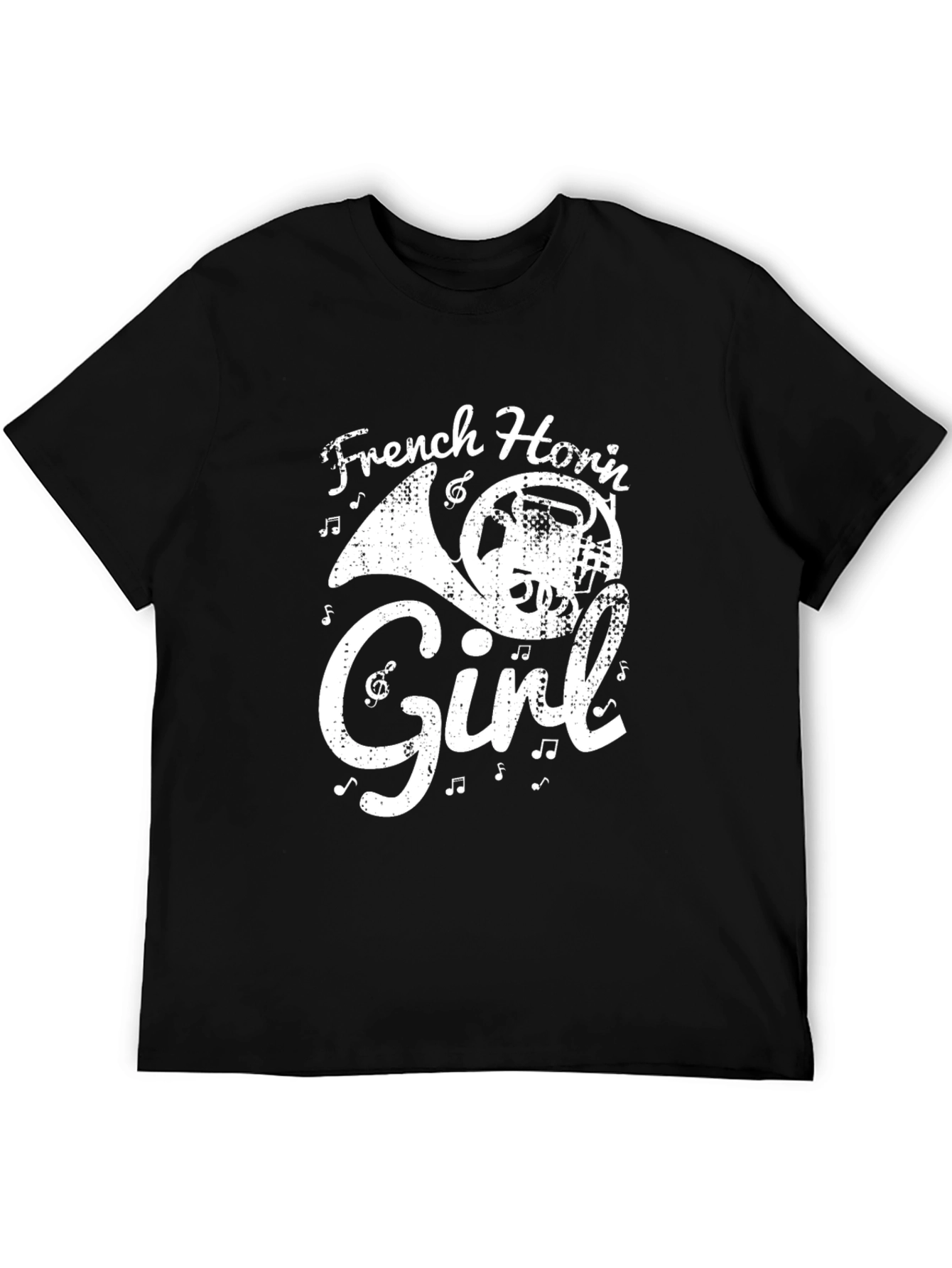 French Horn Girl Graphic Tee