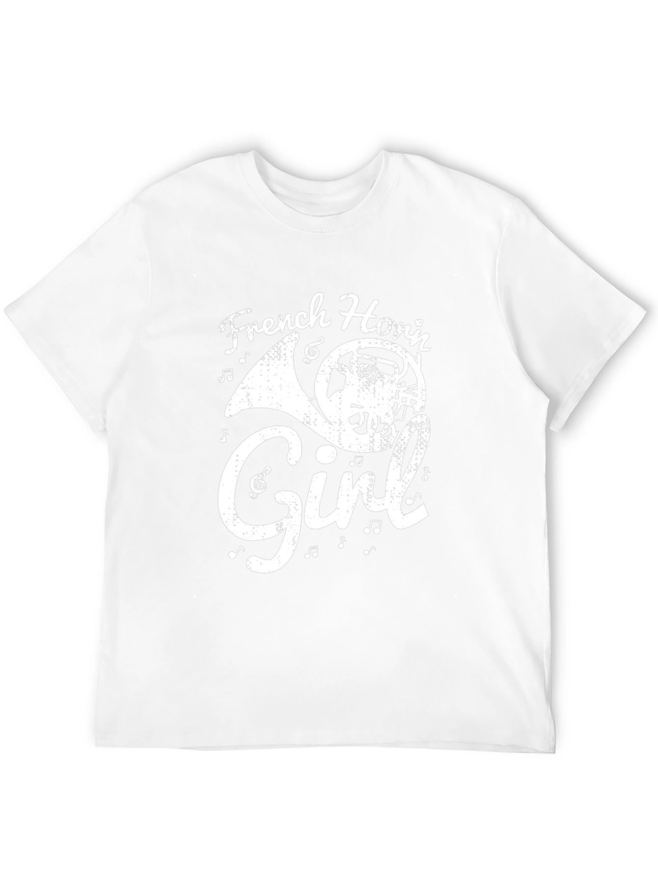 French Horn Girl Graphic Tee