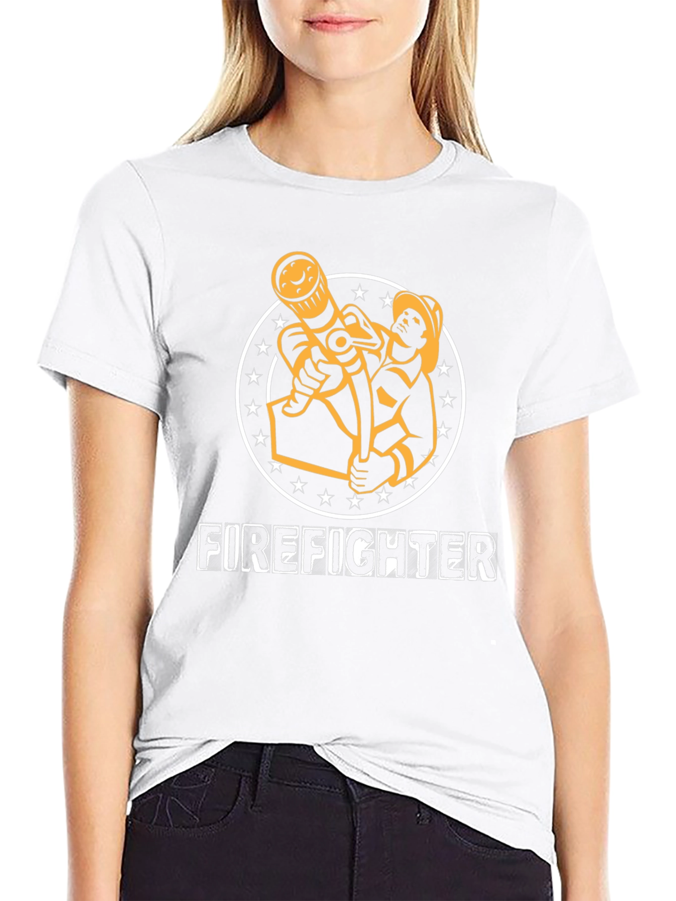 Firefighter Graphic Tee - Heroic Design