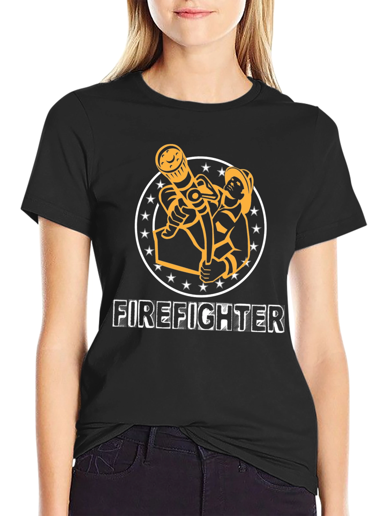 Firefighter Graphic Tee - Heroic Design