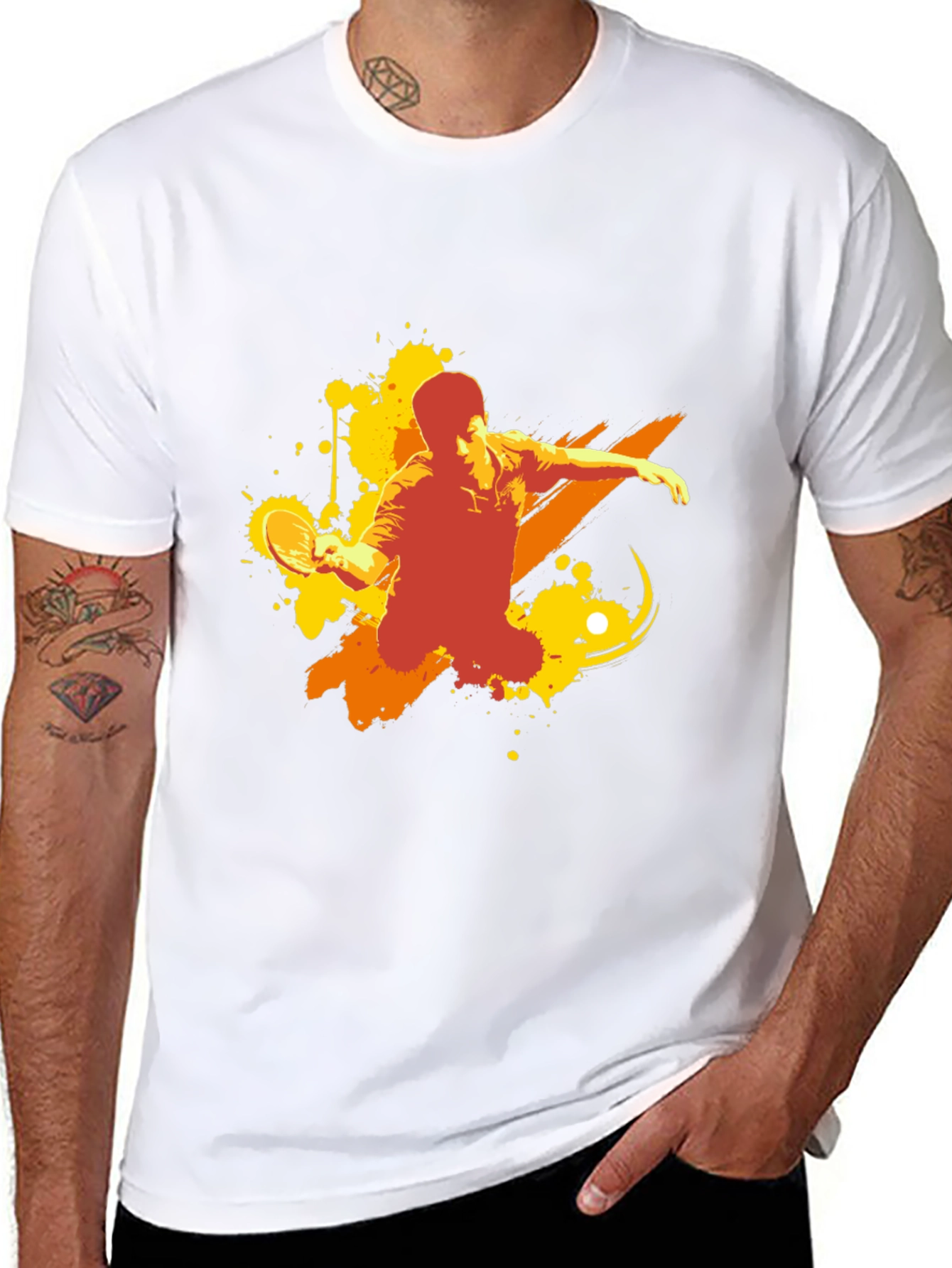 Table Tennis Graphic Tee - Stylish Sport Shirt