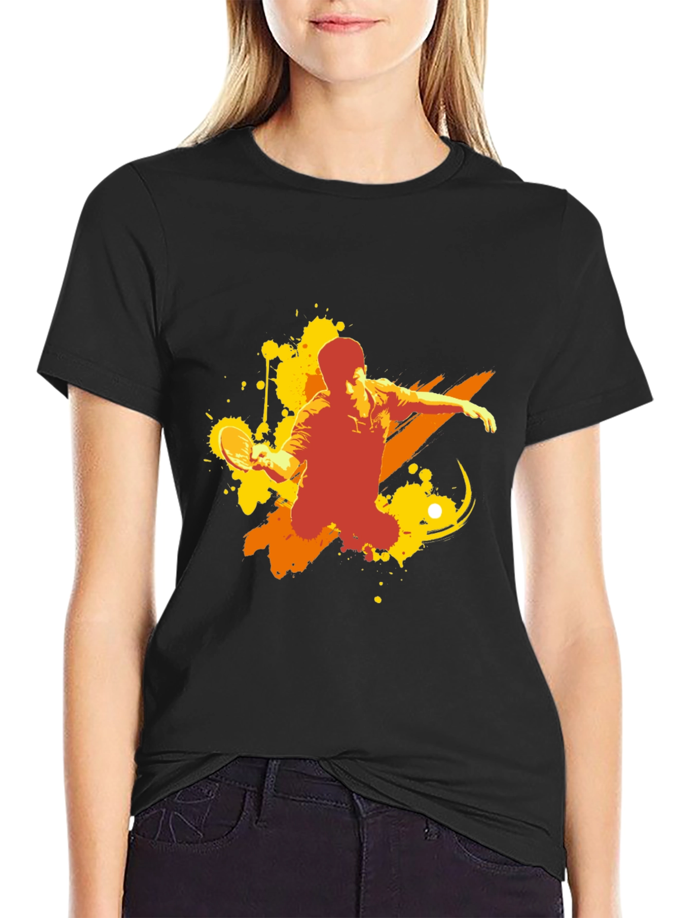Table Tennis Graphic Tee - Stylish Sport Shirt