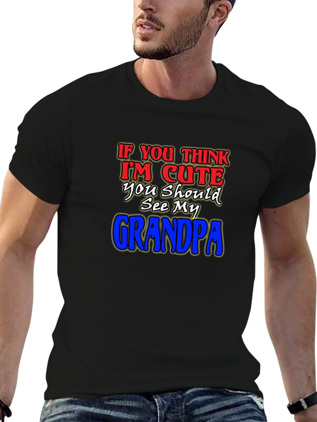Cute Grandpa T-Shirt - Humorous Family Tee