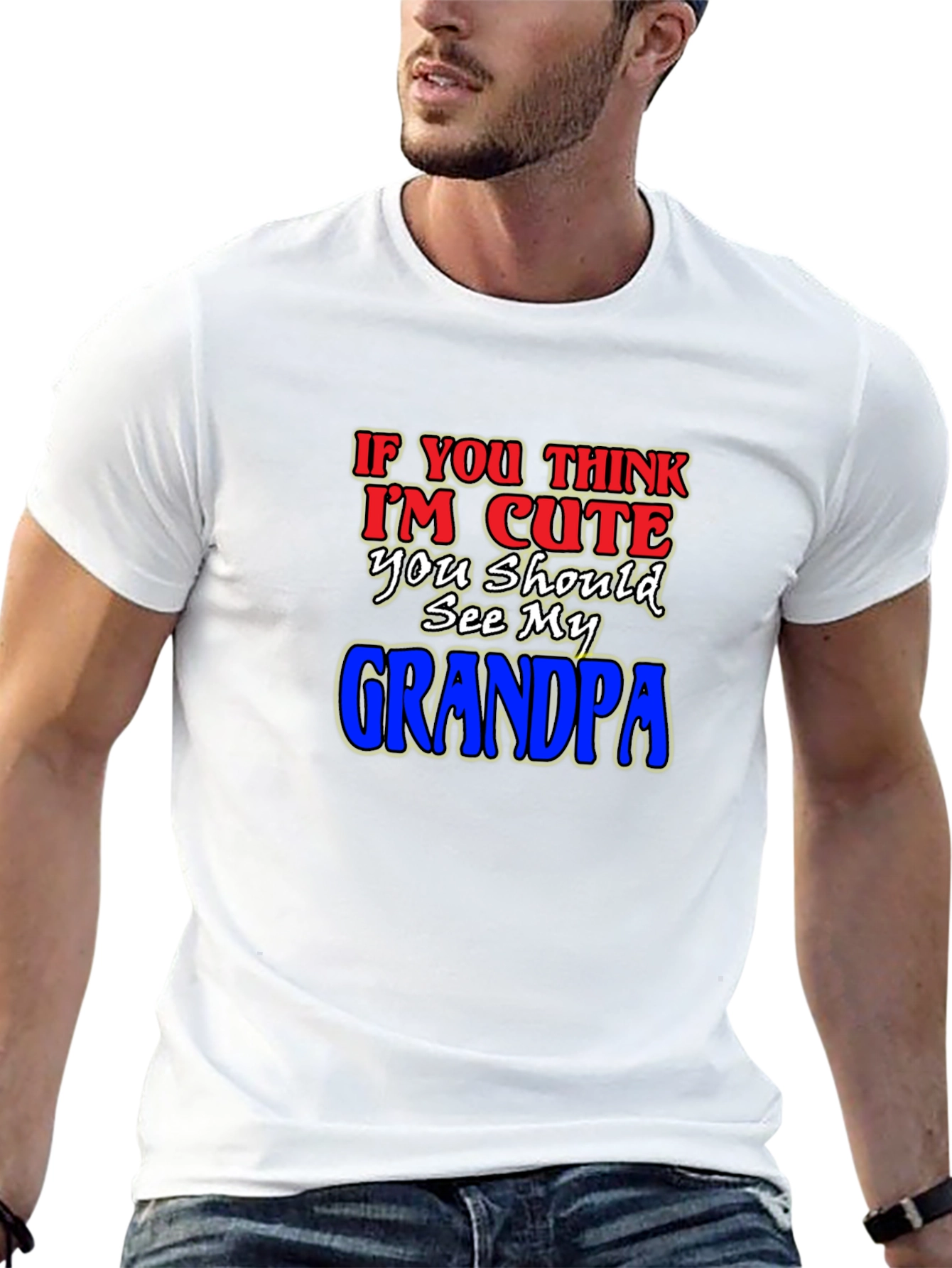 Cute Grandpa T-Shirt - Humorous Family Tee