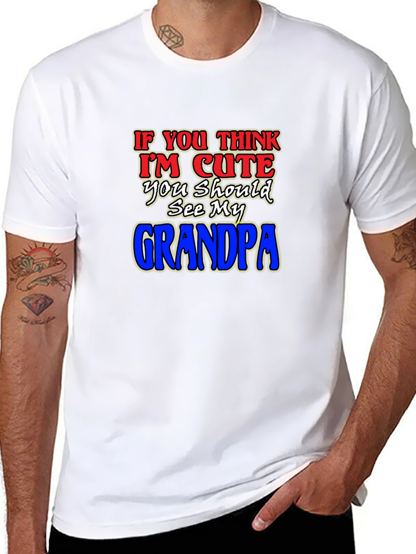 Cute Grandpa T-Shirt - Humorous Family Tee