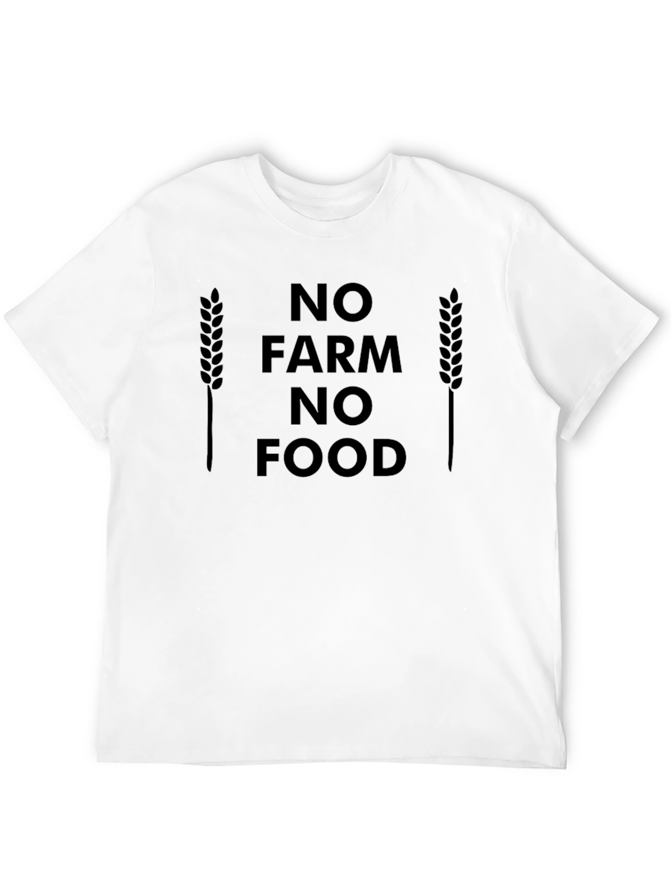 No Farm No Food Graphic T-Shirt