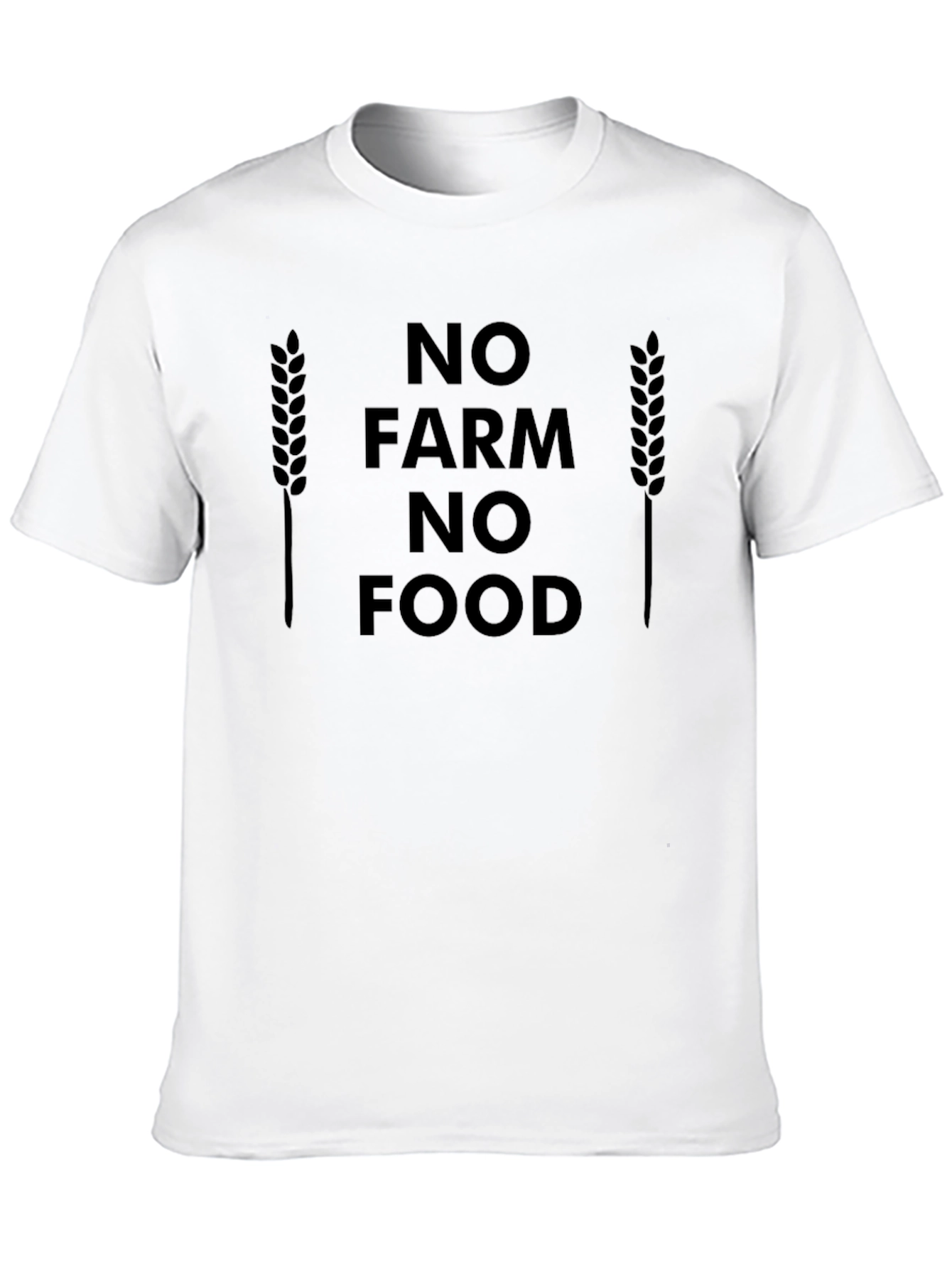 No Farm No Food Graphic T-Shirt