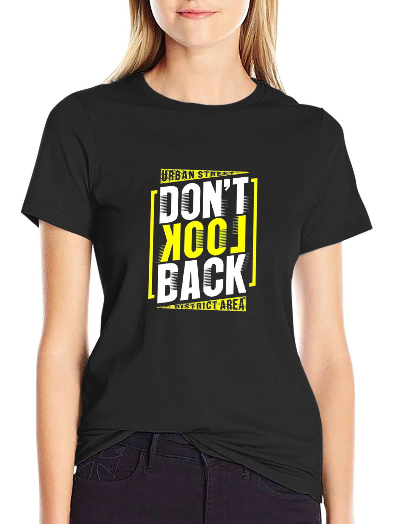 Urban Streetwear Graphic Tee - Dont Look Back