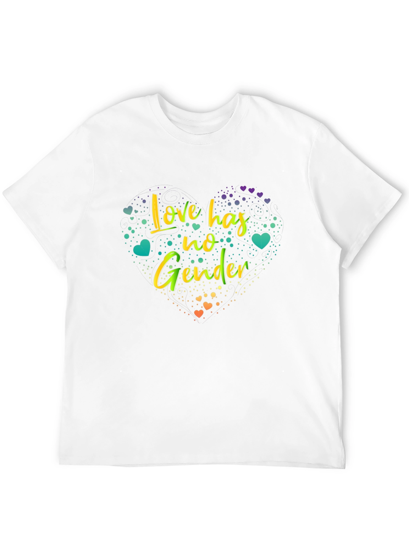 Love Has No Gender Graphic Tee - Black