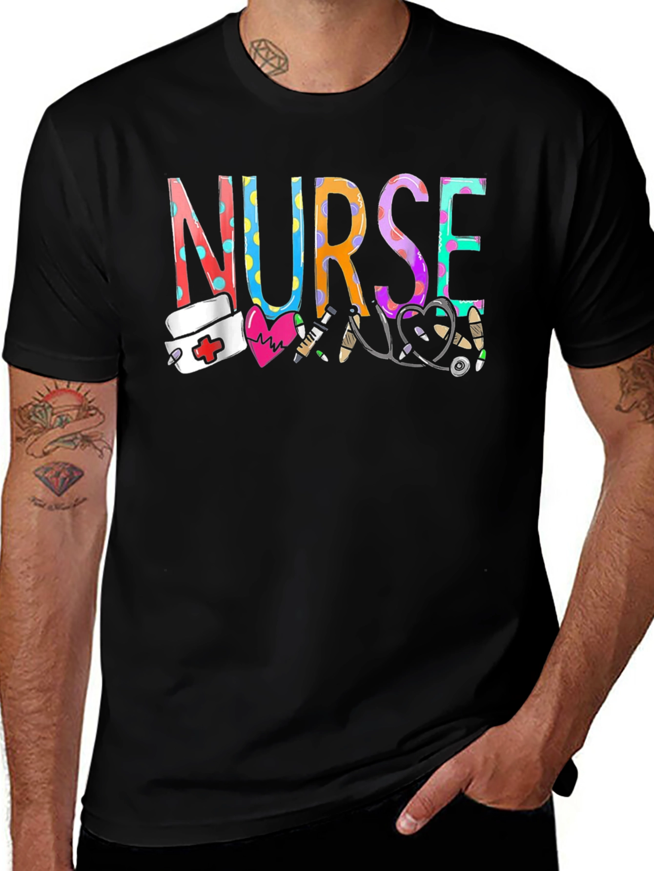 Nurse Graphic T-Shirt - Medical Professional Tee