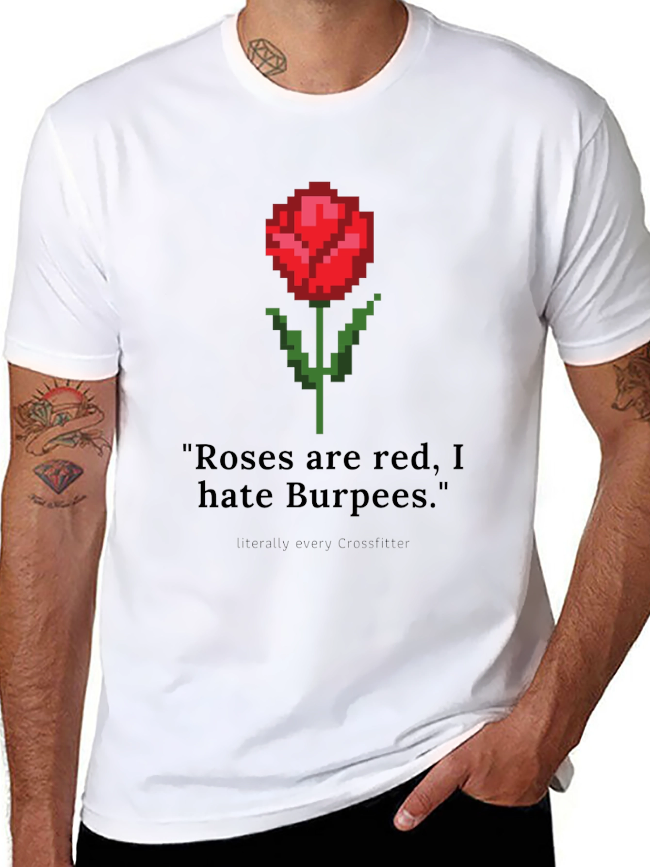 Roses are Red T-Shirt - Funny Workout Tee