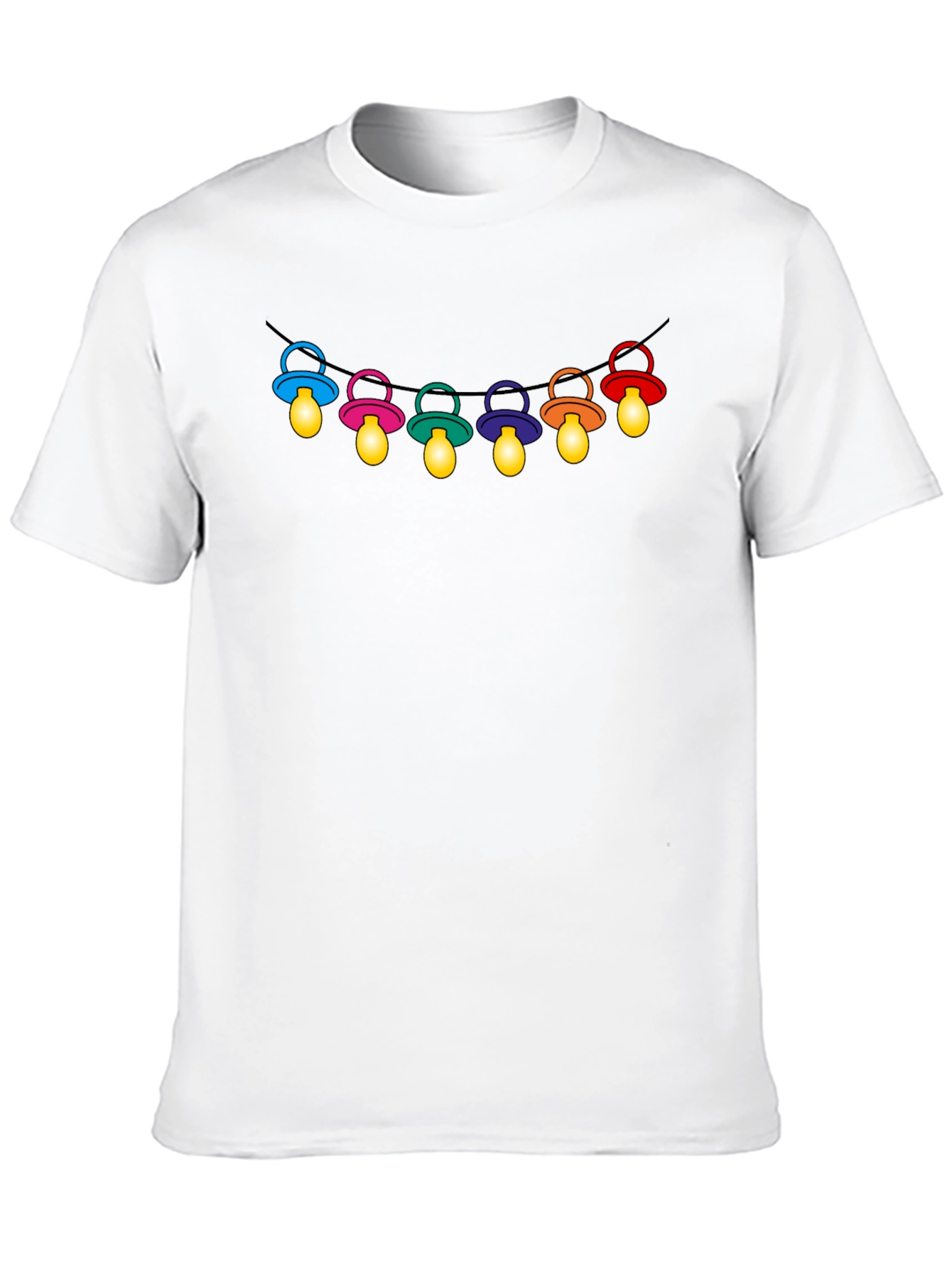 Pacifier Lights Graphic T-Shirt