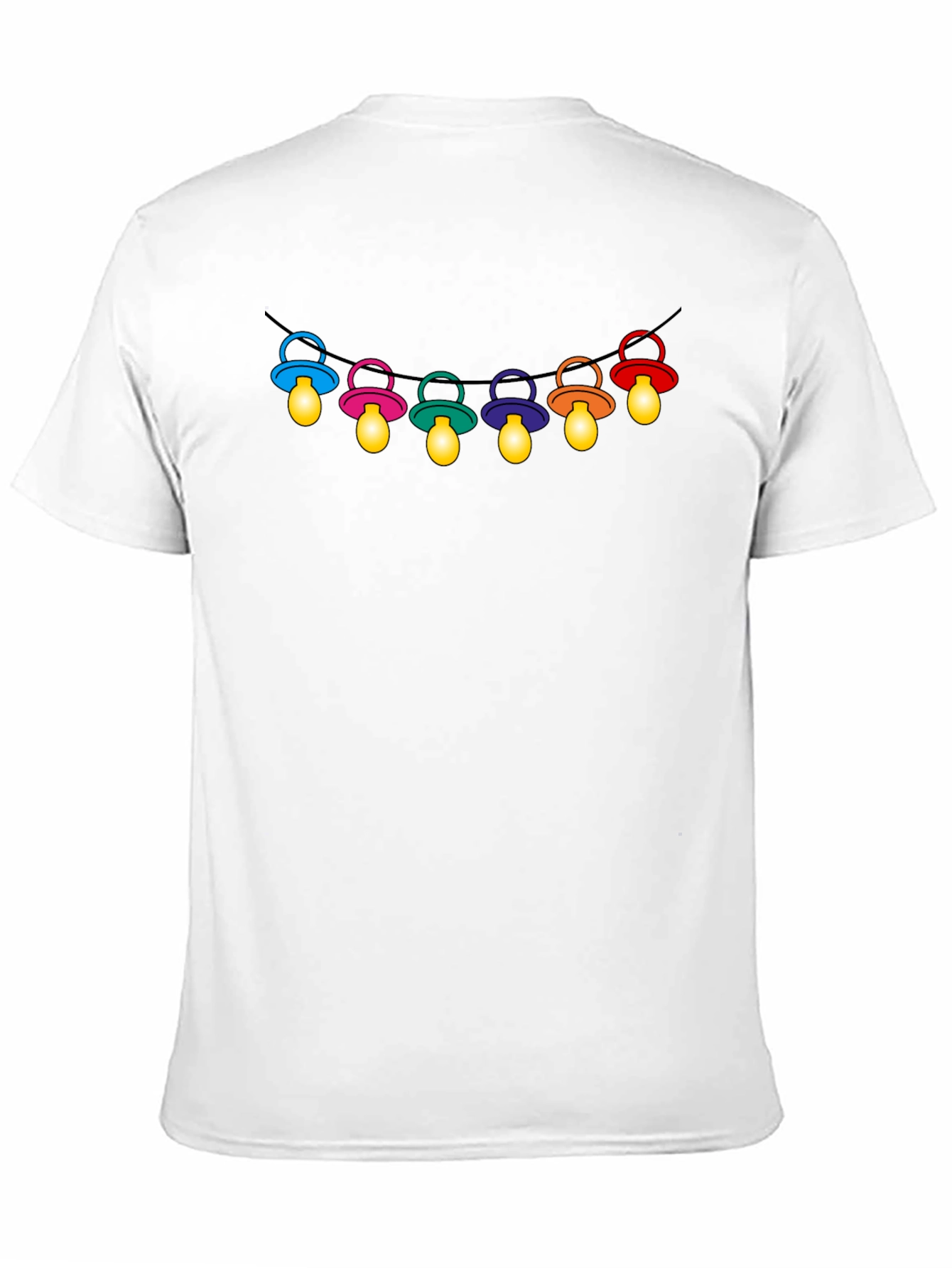 Pacifier Lights Graphic T-Shirt