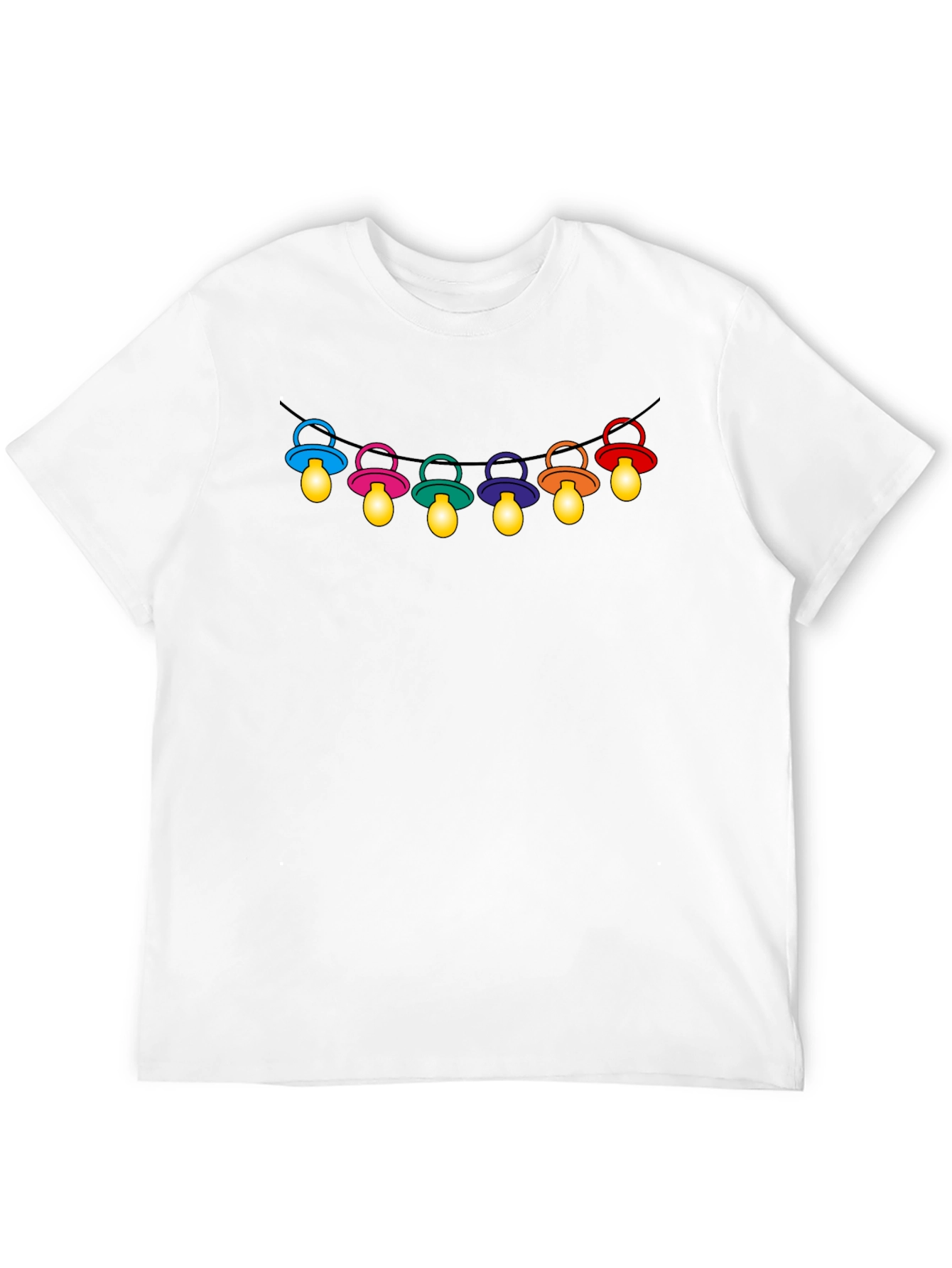 Pacifier Lights Graphic T-Shirt