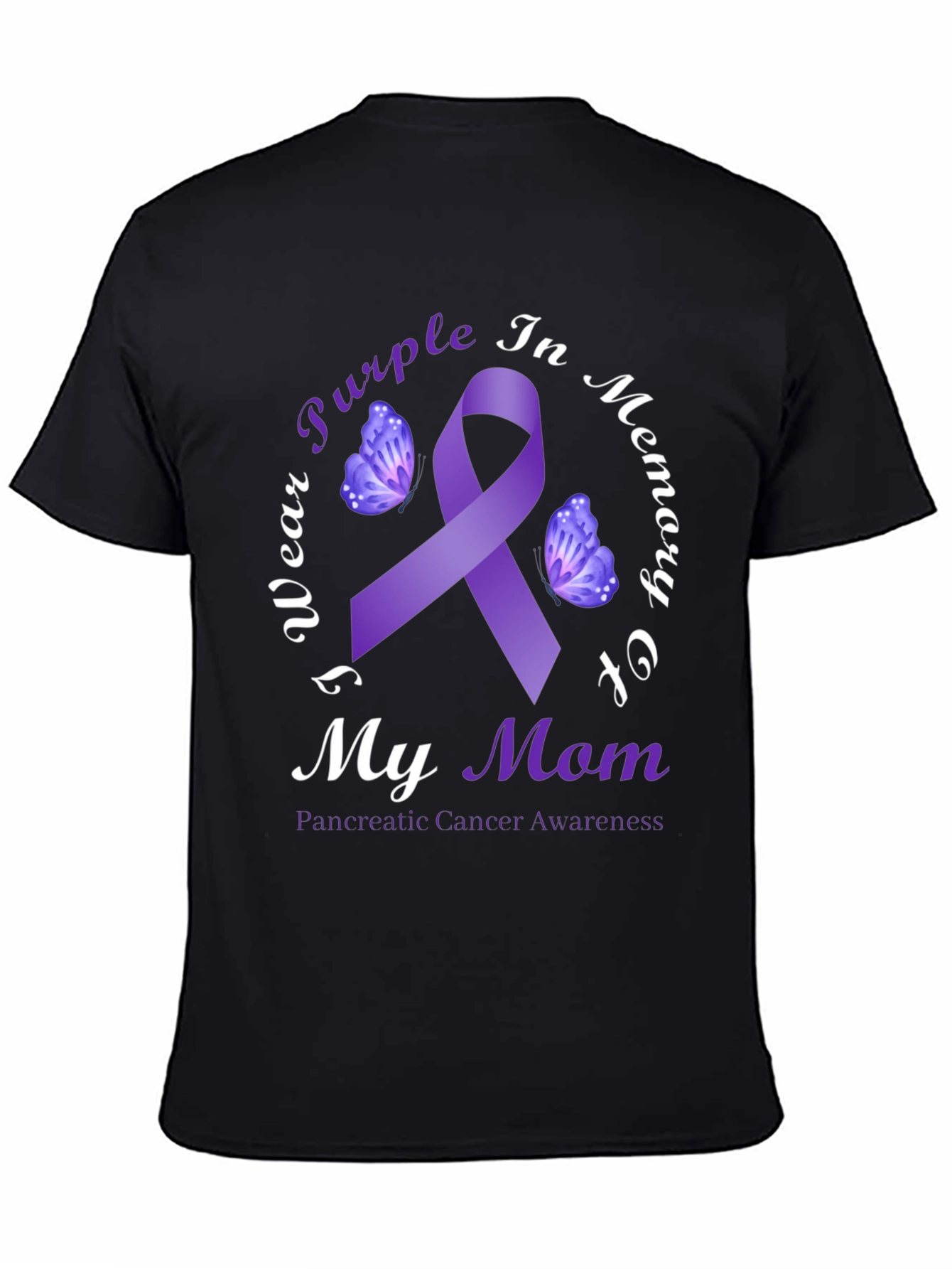 Purple Ribbon Pancreatic Cancer Awareness T-Shirt