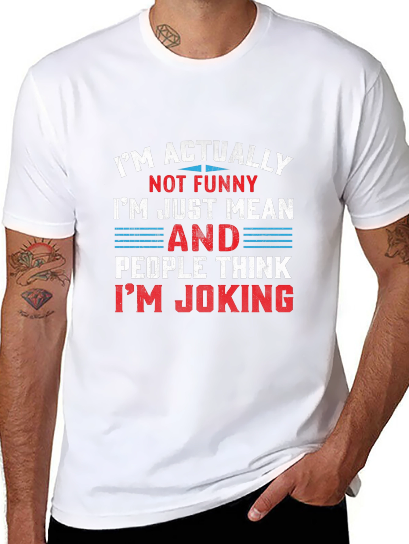 Funny Graphic T-Shirt - Im Actually Not Funny