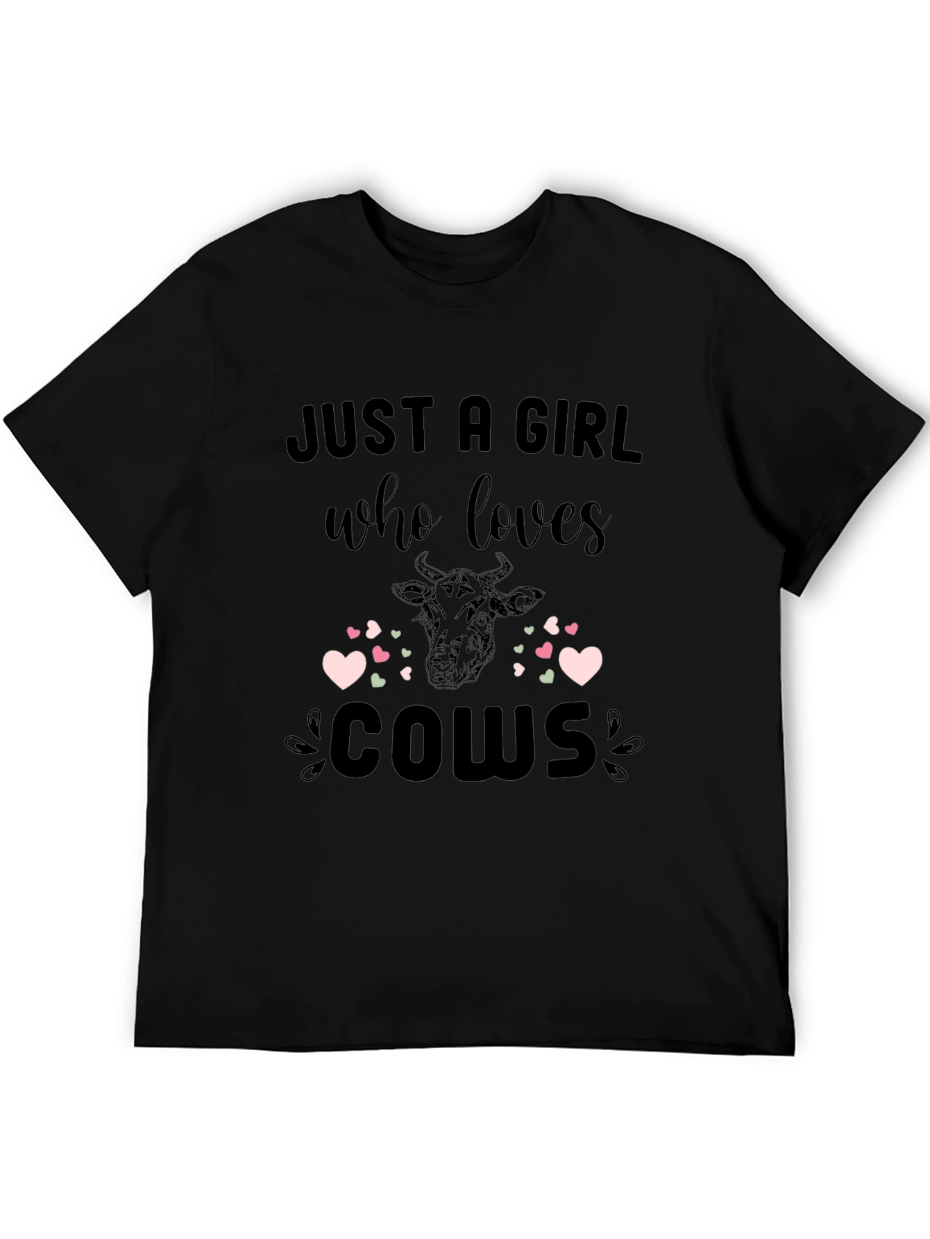 Just A Girl Who Loves Cows T-Shirt