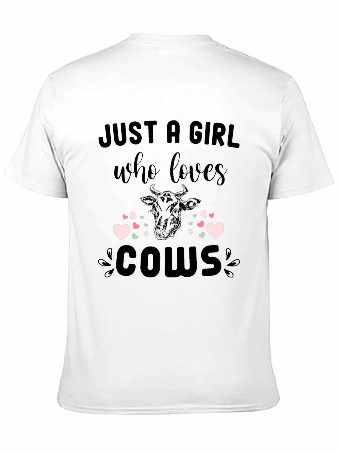 Just A Girl Who Loves Cows T-Shirt