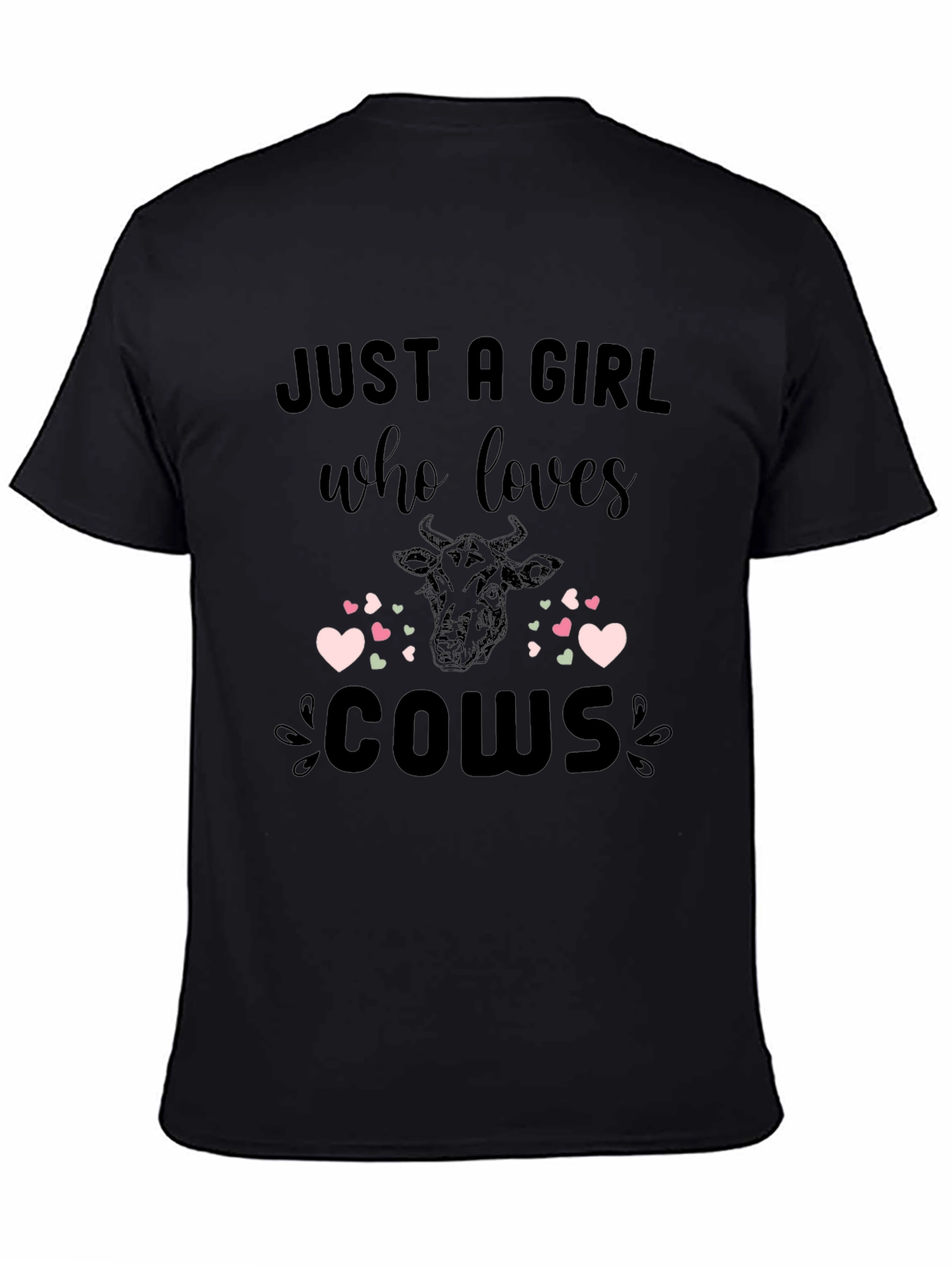 Just A Girl Who Loves Cows T-Shirt