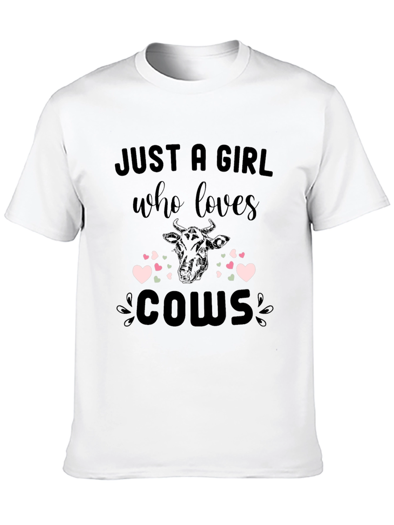 Just A Girl Who Loves Cows T-Shirt