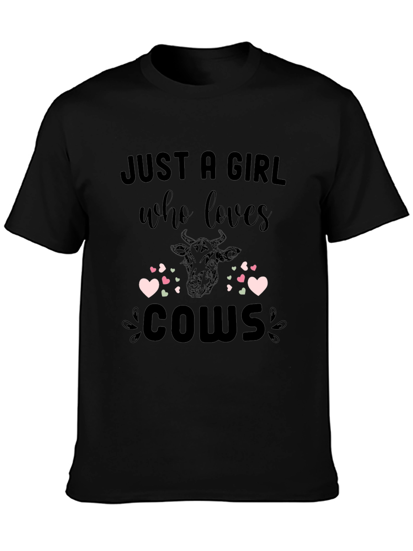 Just A Girl Who Loves Cows T-Shirt