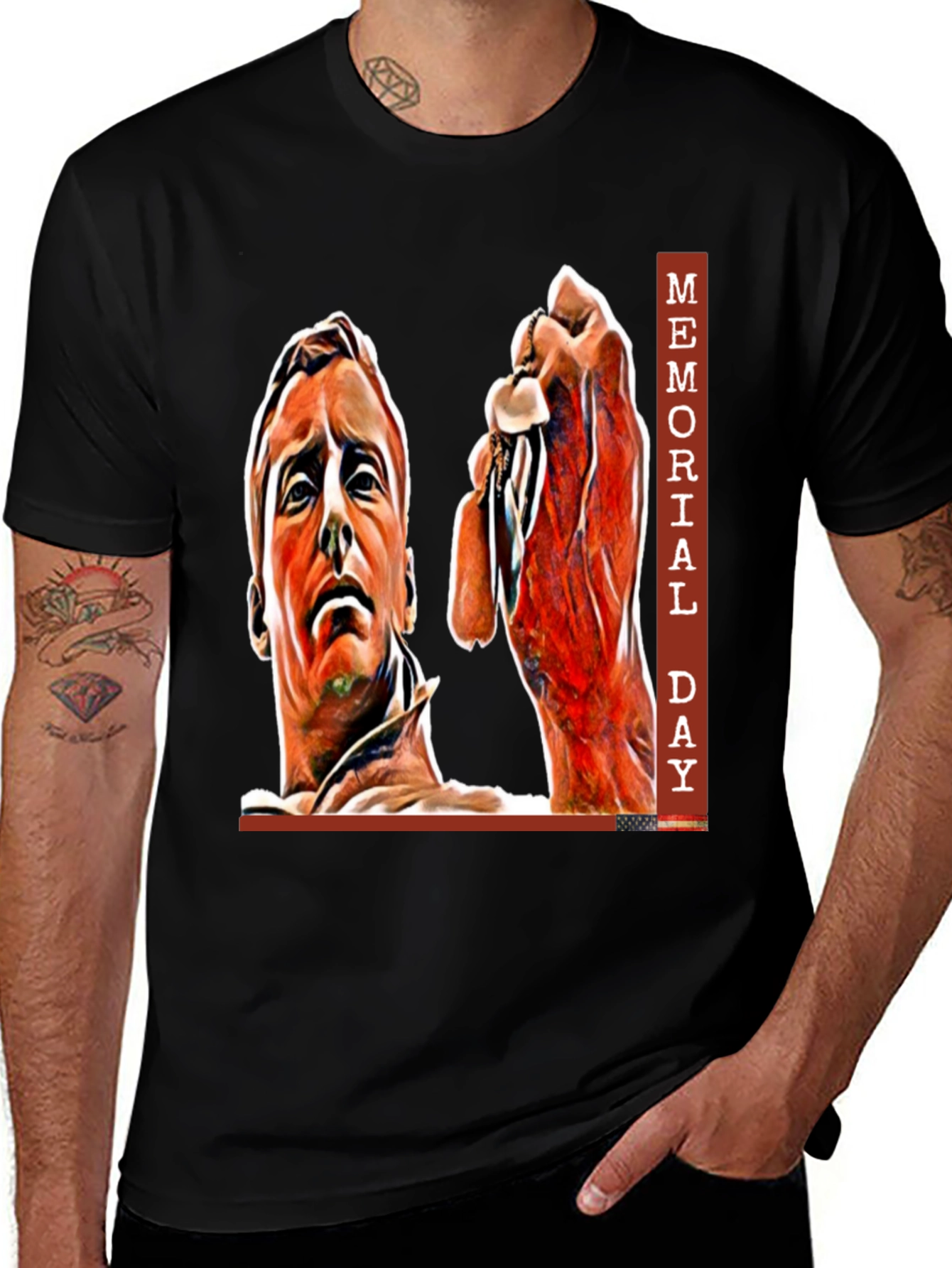 Memorial Day Graphic Print T-Shirt