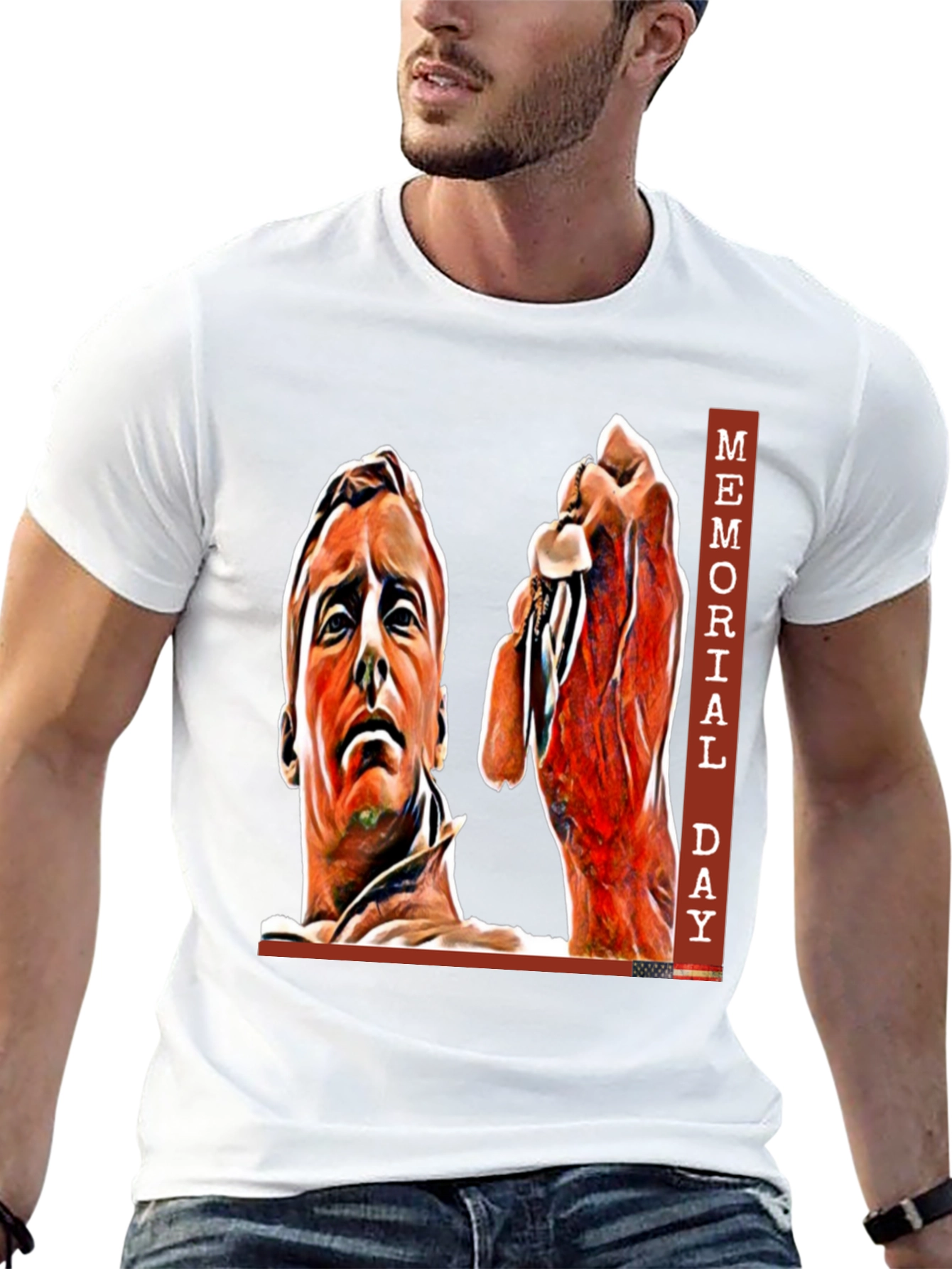 Memorial Day Graphic Print T-Shirt
