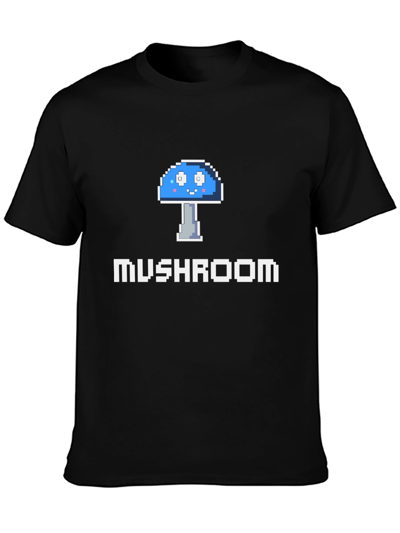 Pixel Mushroom Graphic Tee - Gamer Style!