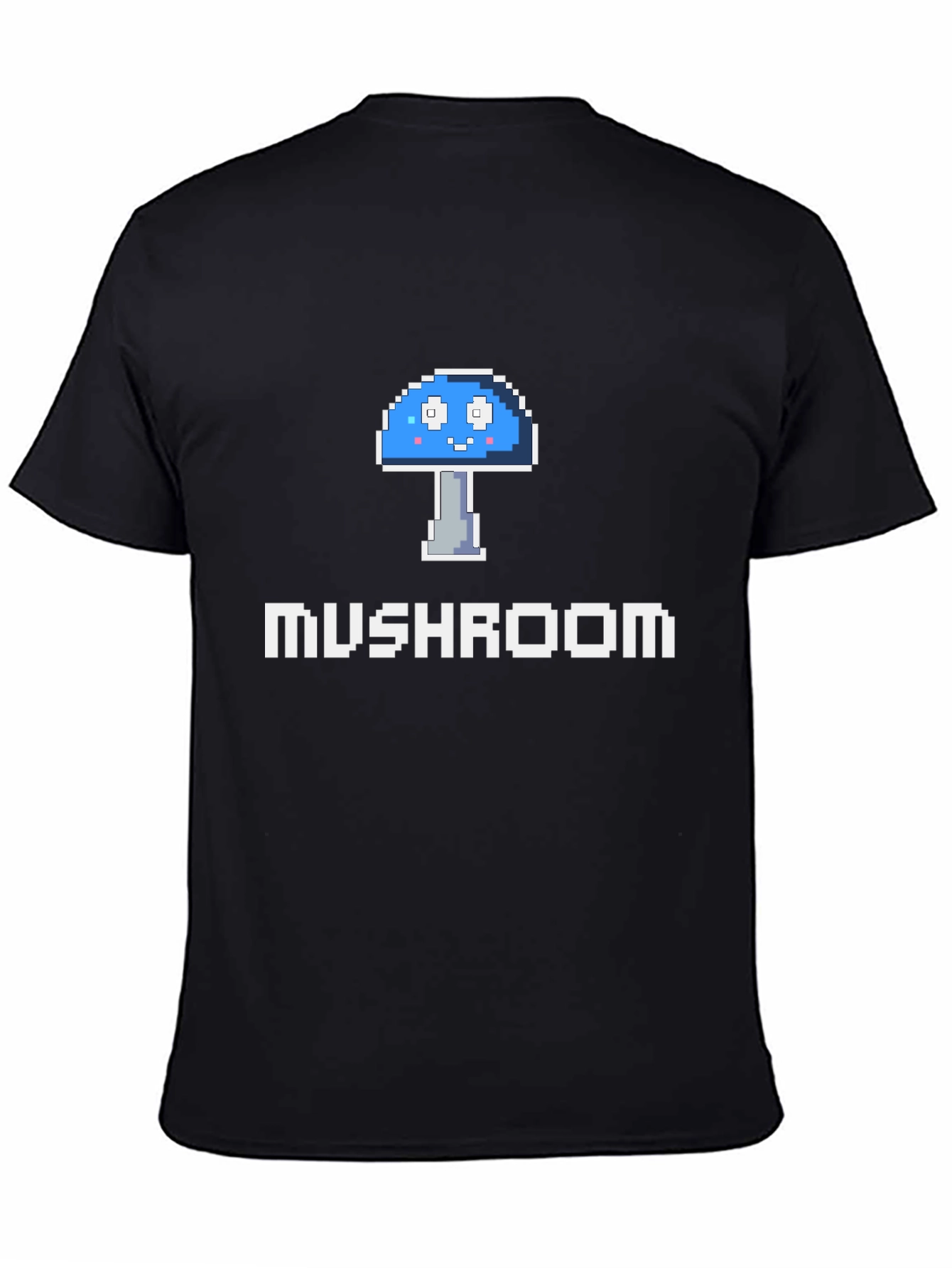 Pixel Mushroom Graphic Tee - Gamer Style!