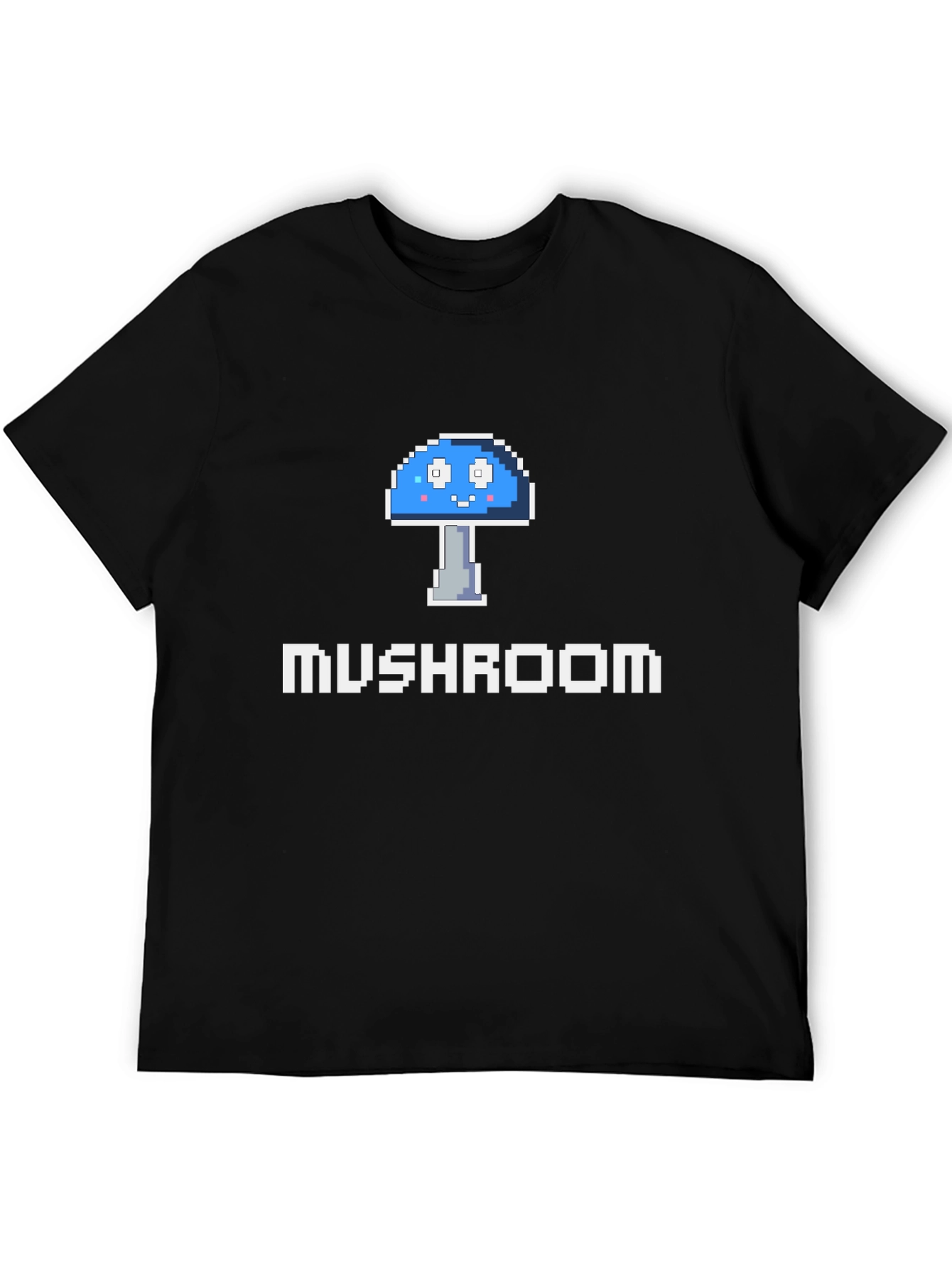 Pixel Mushroom Graphic Tee - Gamer Style!