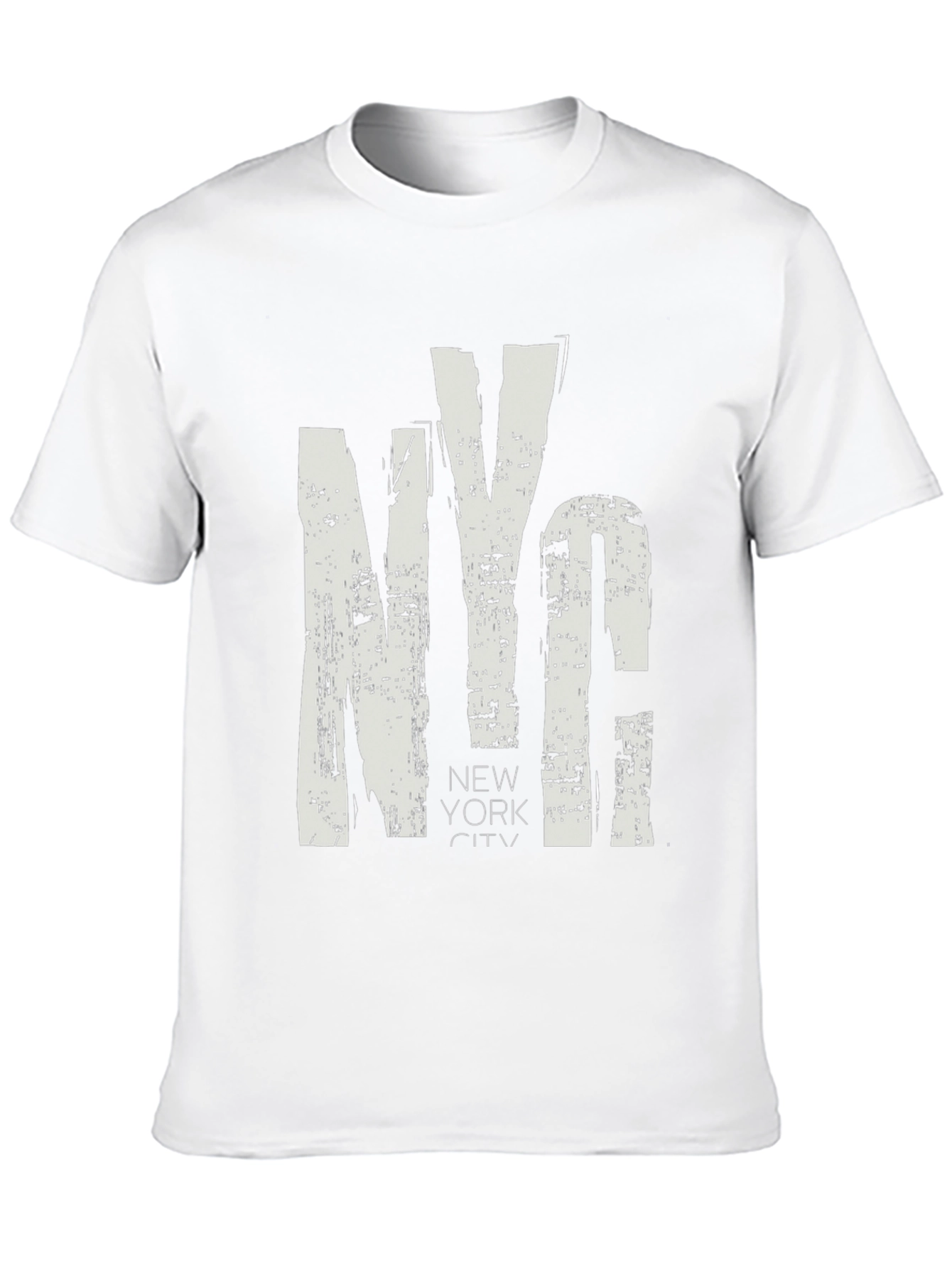NYC Grunge Style Black T-Shirt