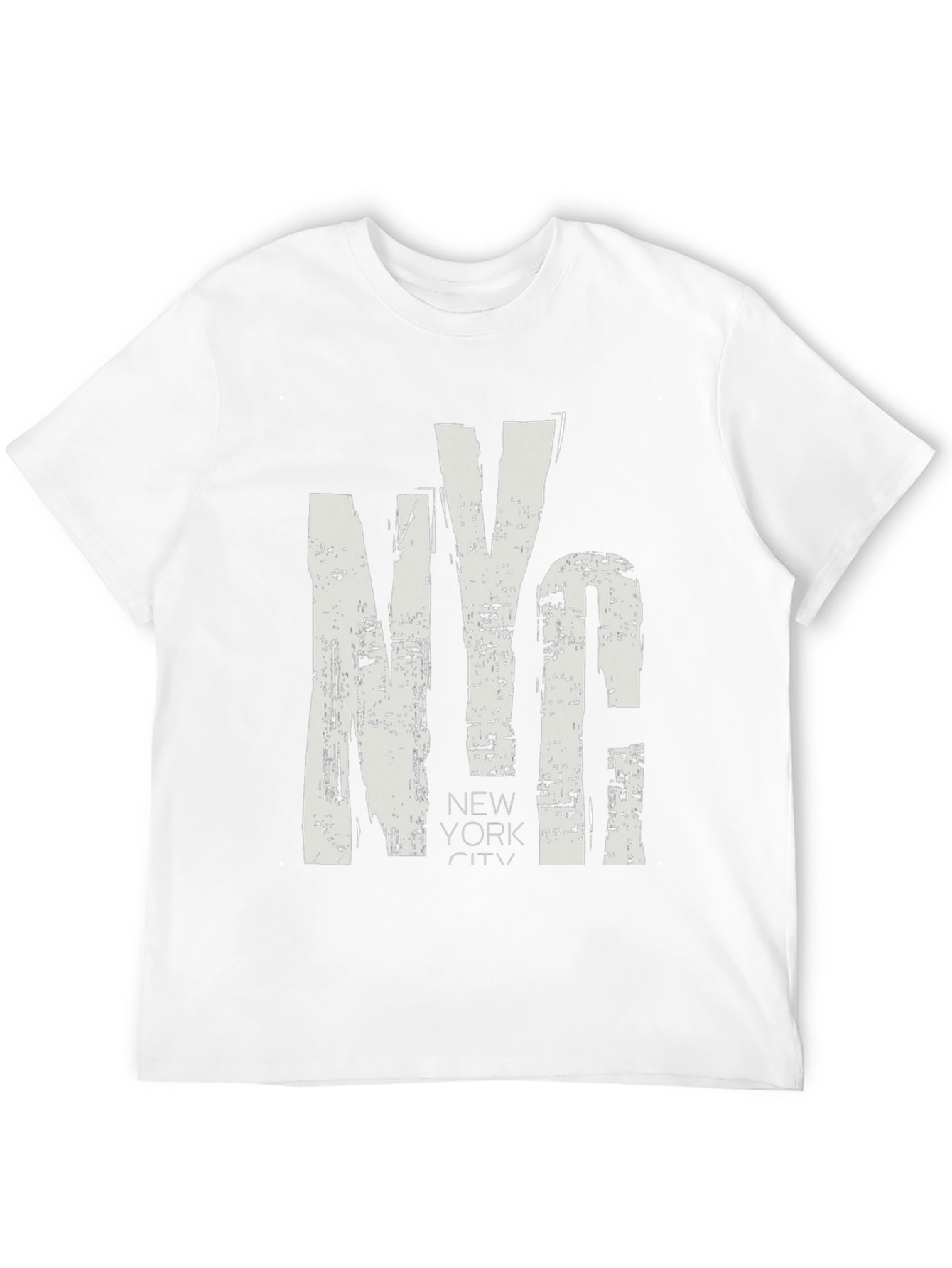 NYC Grunge Style Black T-Shirt