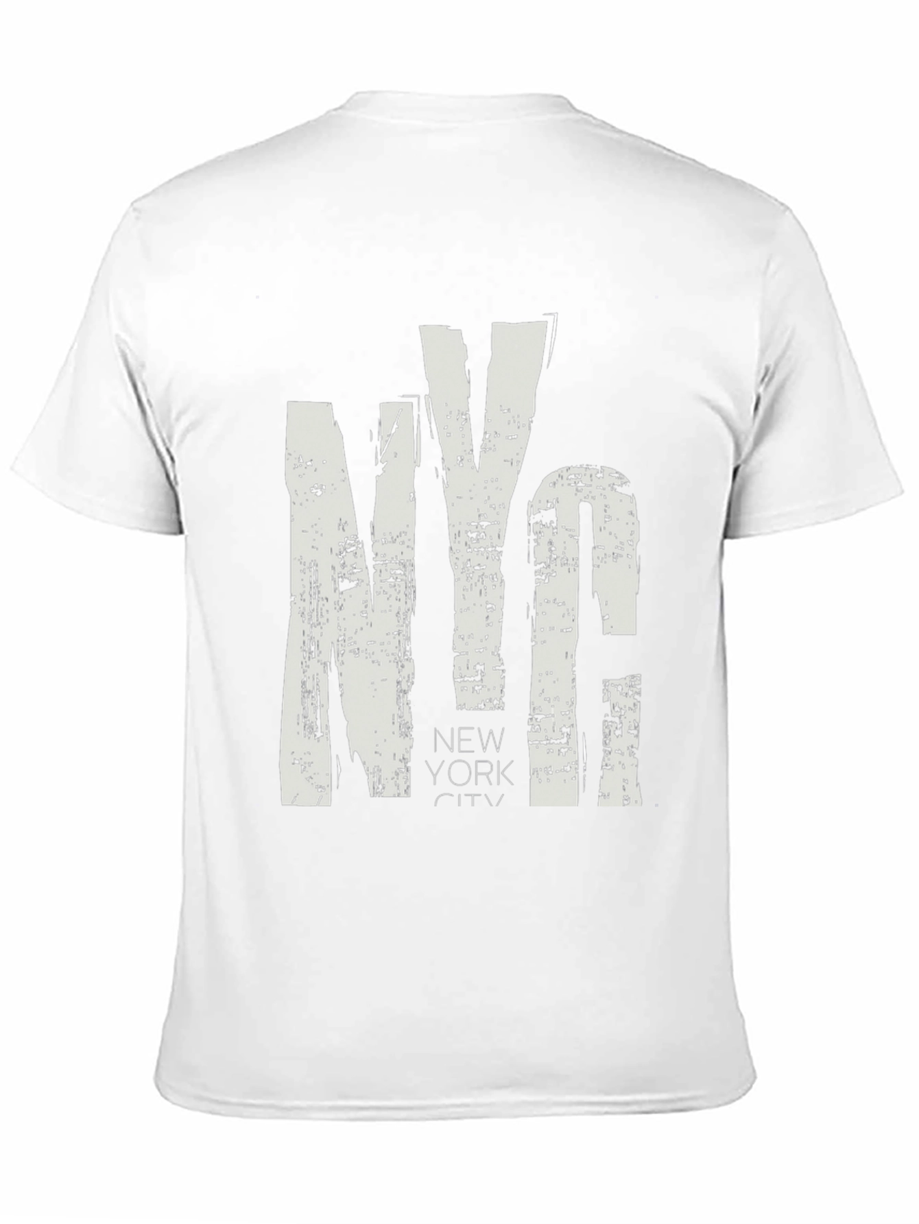 NYC Grunge Style Black T-Shirt