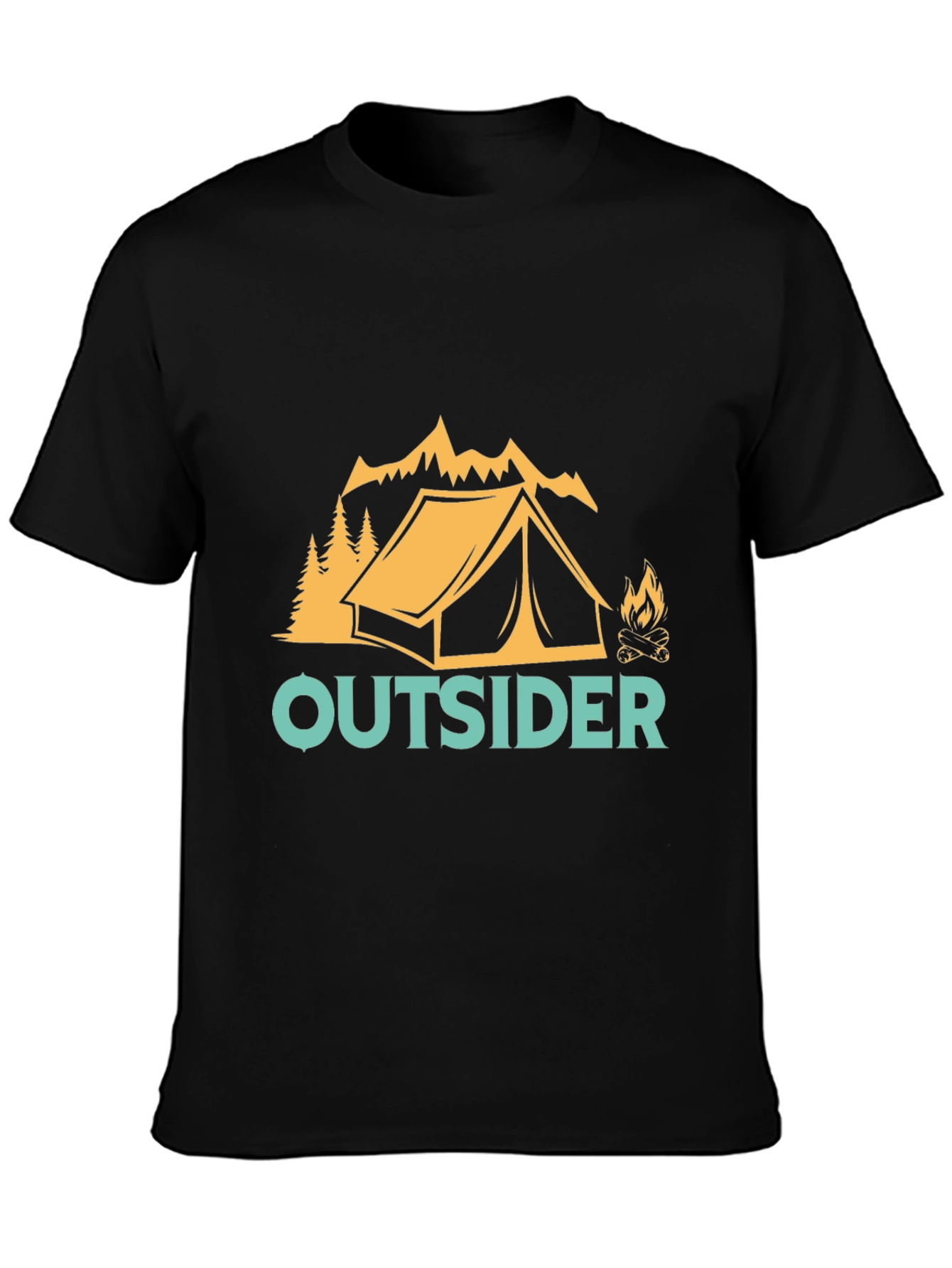 Outsider Camping Graphic T-Shirt