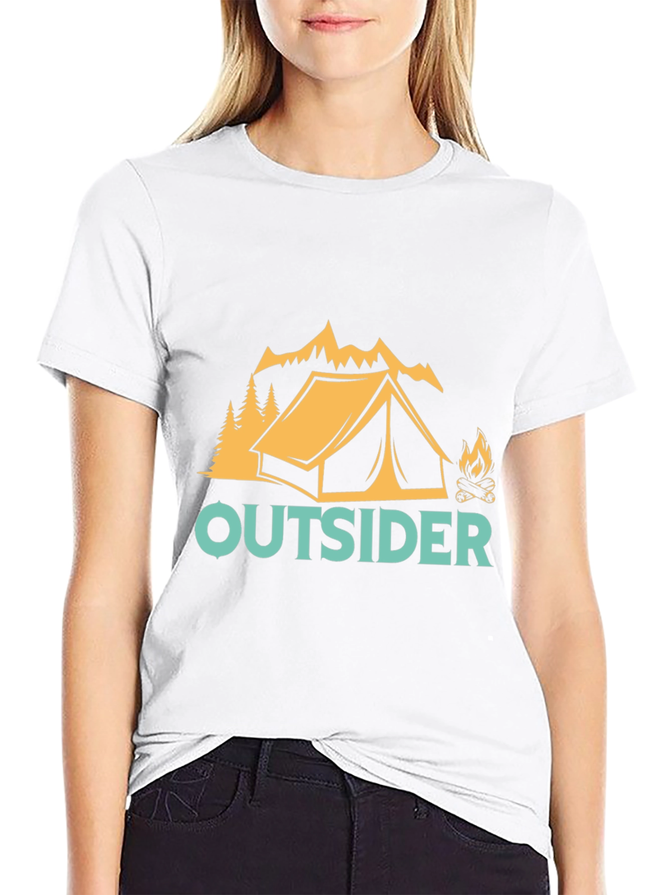 Outsider Camping Graphic T-Shirt