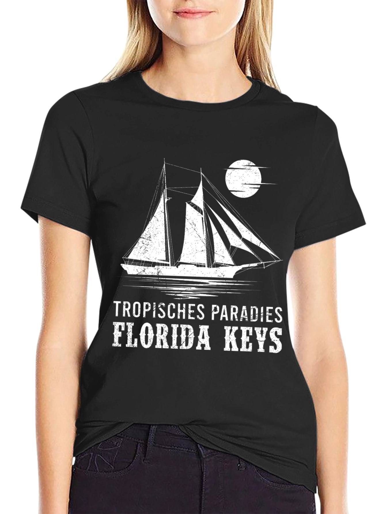 Tropical Paradise Florida Keys Graphic T-Shirt