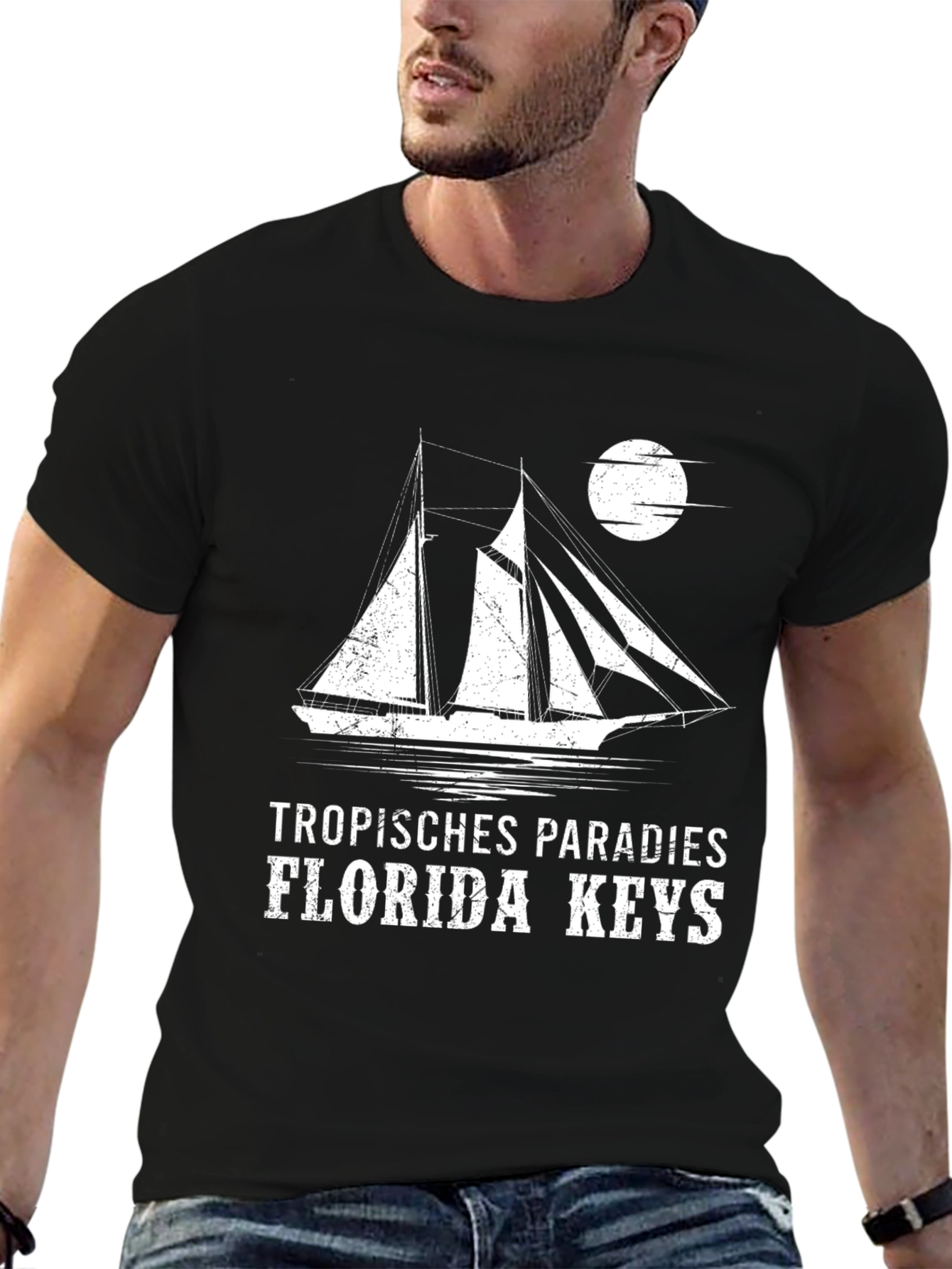 Tropical Paradise Florida Keys Graphic T-Shirt