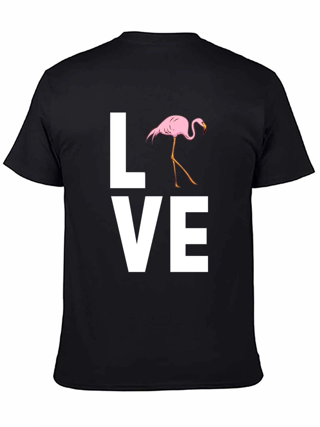 Love Flamingo Graphic T-Shirt - Stylish Mens Tee