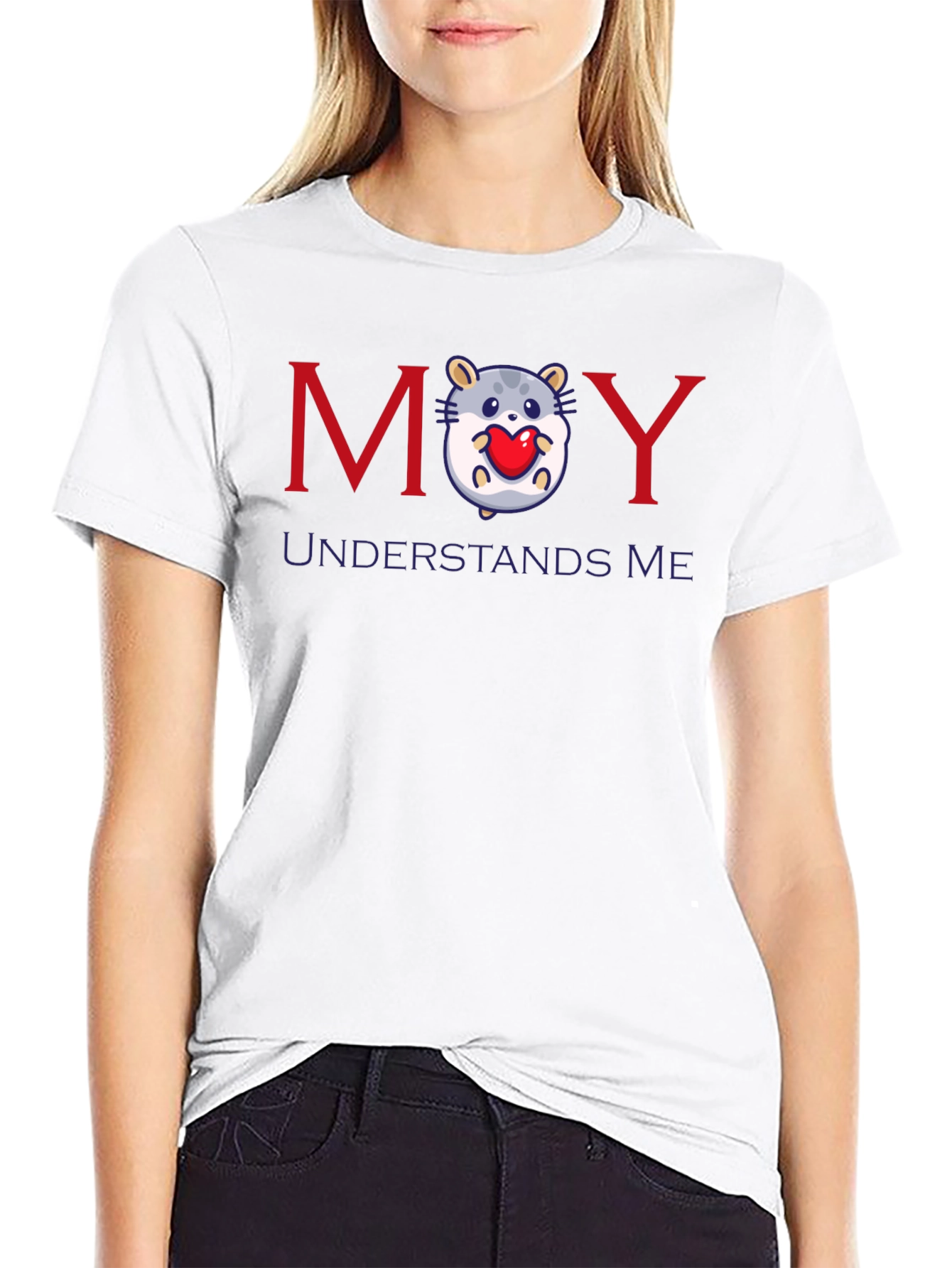 MOY Understands Me Hamster Heart T-Shirt