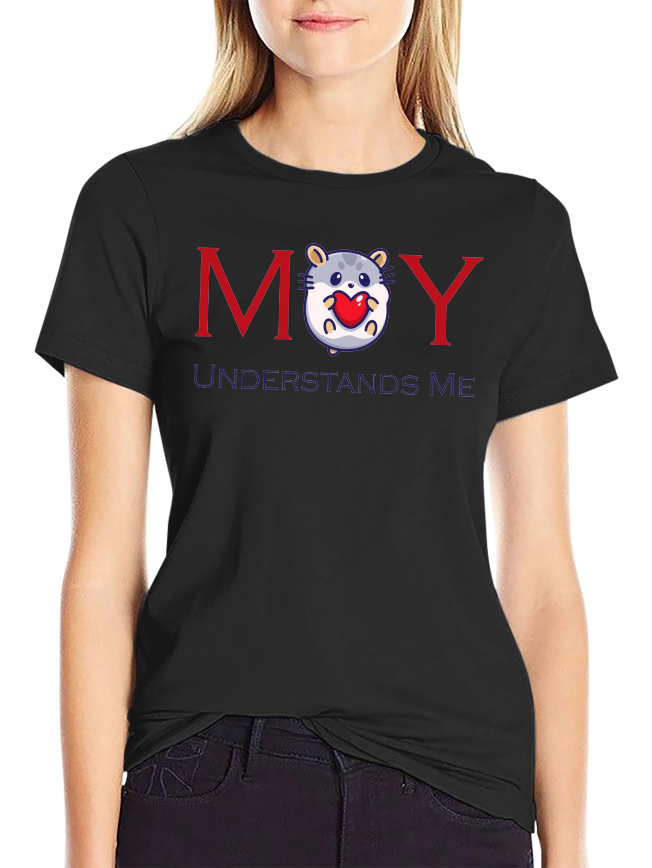 MOY Understands Me Hamster Heart T-Shirt